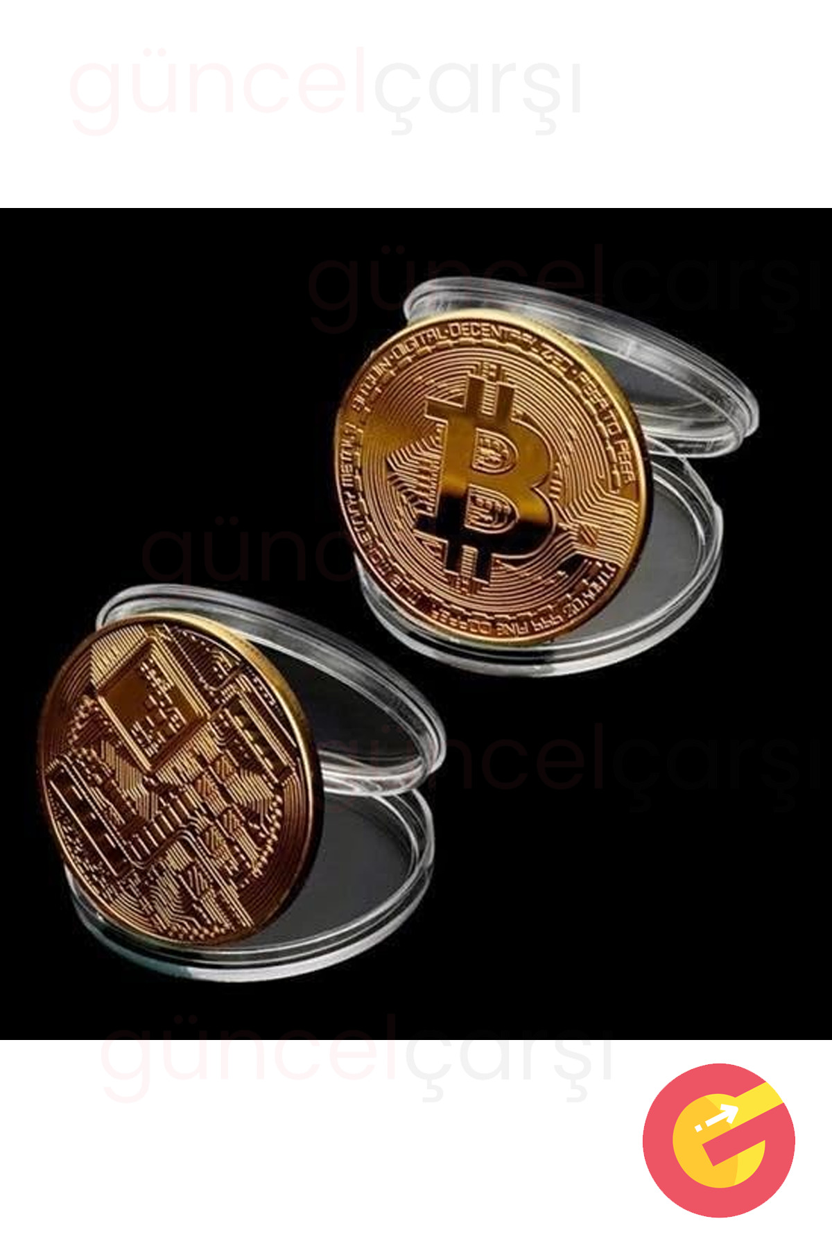 ShopMonkey 6 Adet Kutulu Bitcoin Obje Koleksiyon, BTC Altın Rengi Sikke,  Koleksiyonluk Hediyelik Süs Eşyası - Fiyatı, Yorumları