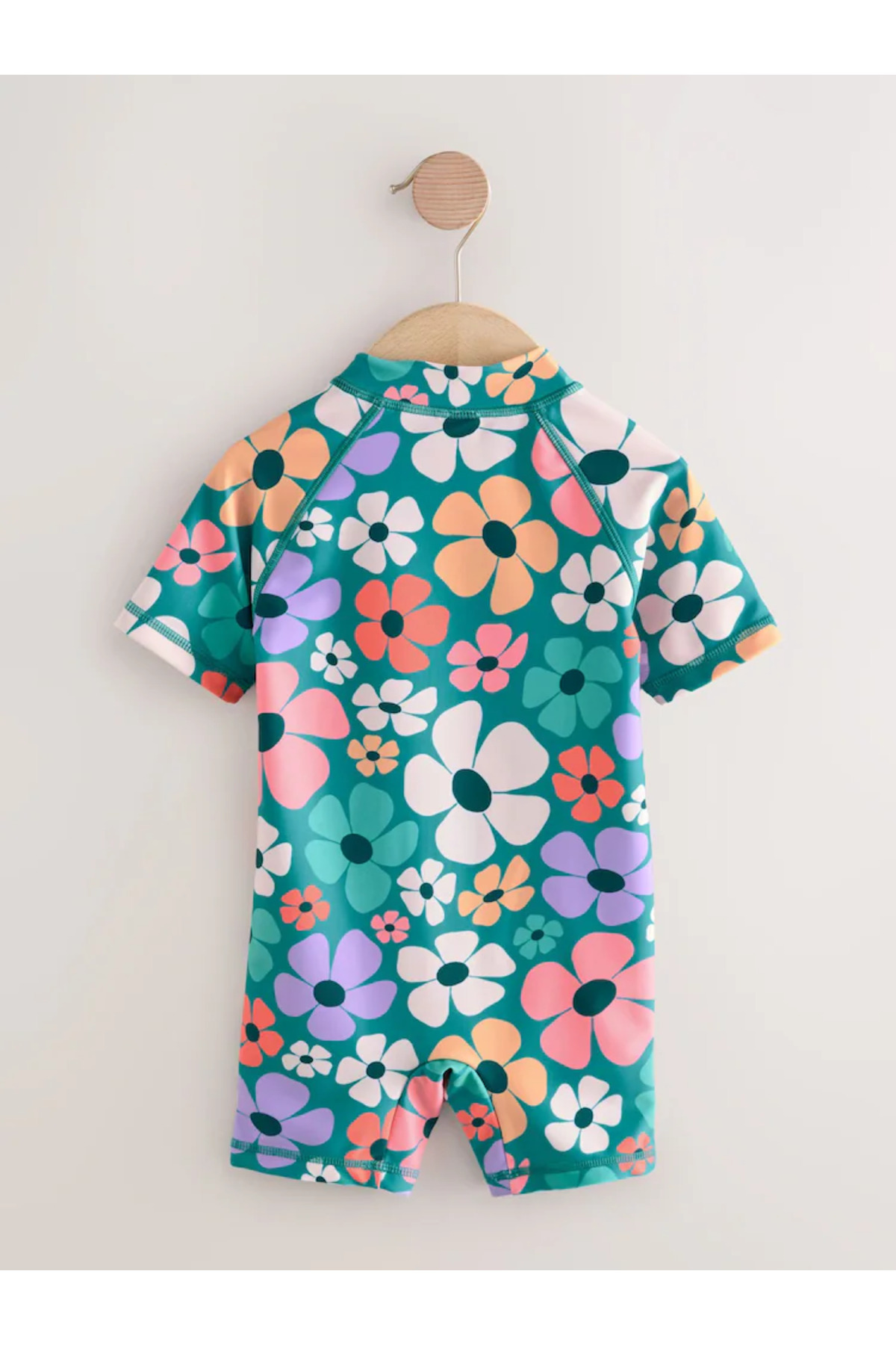 Next Baby Stampy Çiçek Desenli Güneş Koruyucu Kız Bebek & Çocuk Mayo fotoğrafı 2 (önizleme)