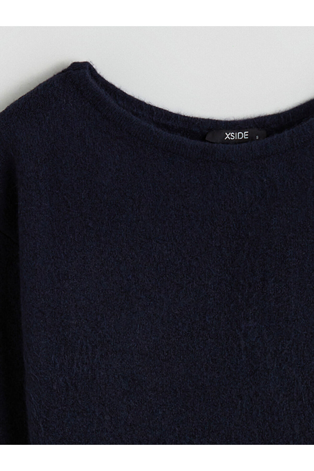 LC Waikiki Lacivert Kayık Yaka Kadın Triko Kazak fotoğrafı 6 (önizleme)