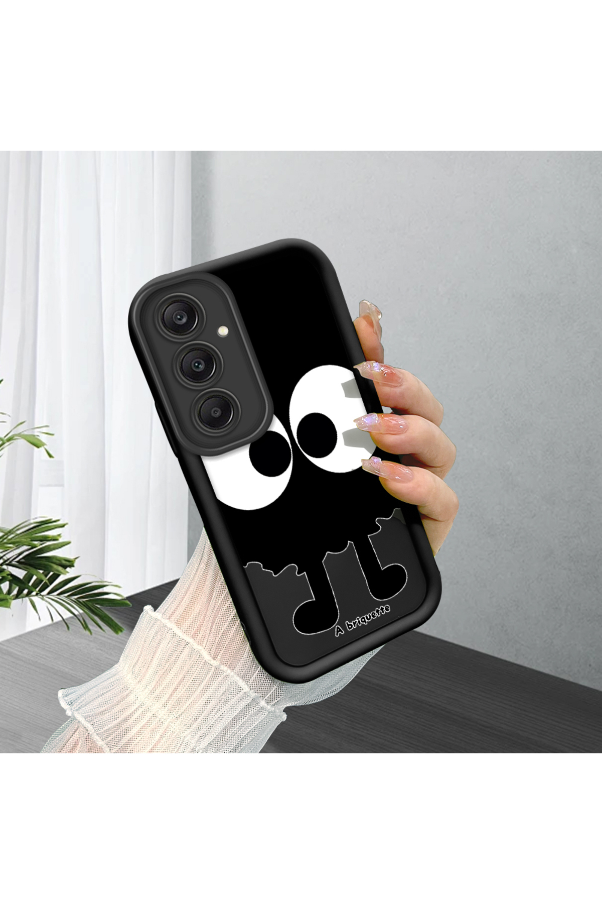 Samsung Galaxy A24 Compatible Cute eyes Anti-fall Soft Silicone Phone Case