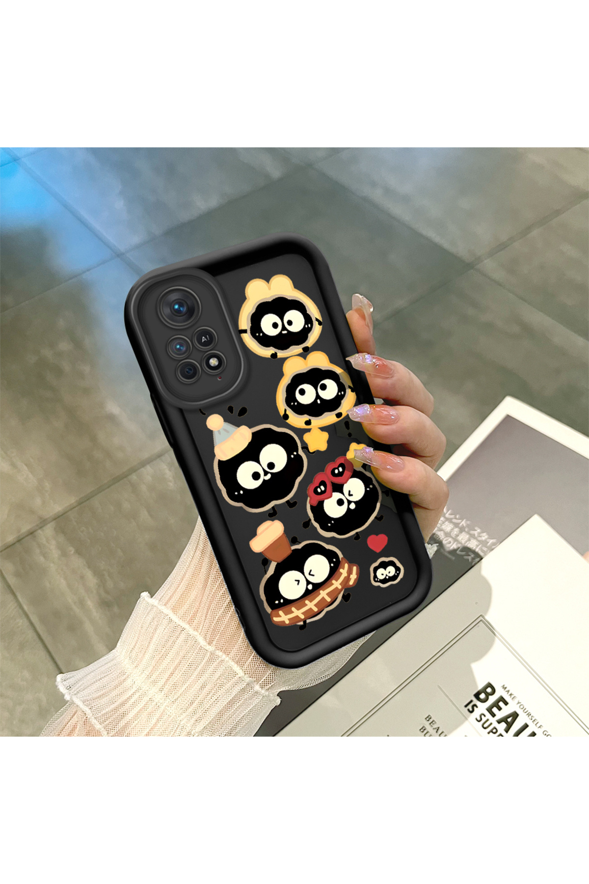 Xiaomi Redmi Note 12 Pro 4G Compatible Cute eyes Anti-fall Soft Silicone Phone Case