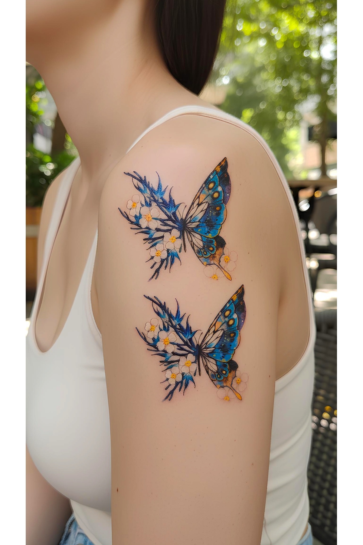 Bontexs Geçici Dövme Kelebek Figürlü