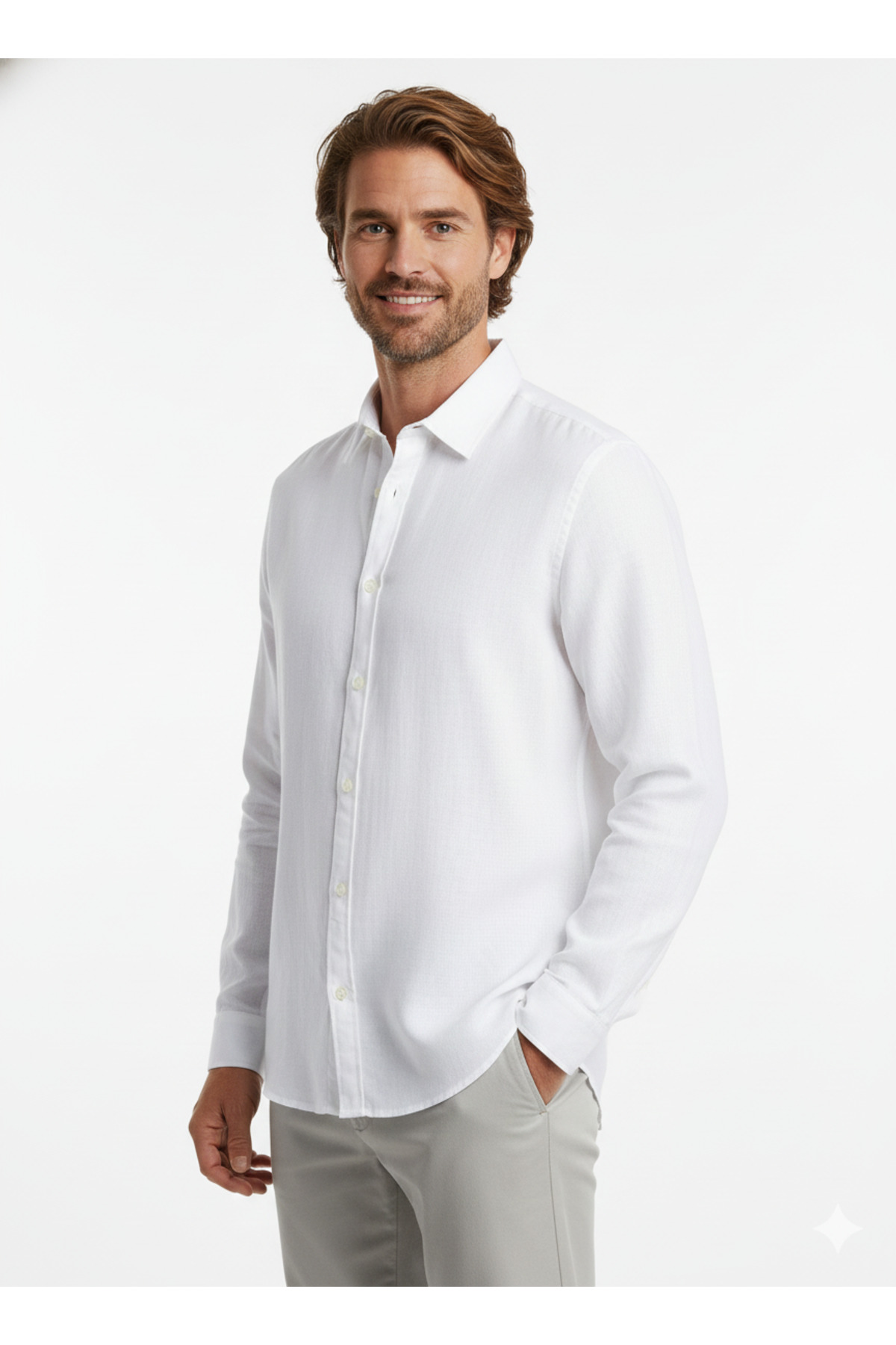 پیراهن مردانه راسته آستین استاندارد | جک اند جونز Jack & Jones 12182486 - تصویر 2