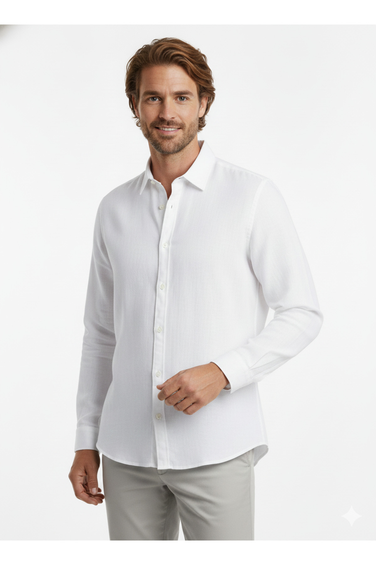 پیراهن مردانه راسته آستین استاندارد | جک اند جونز Jack & Jones 12182486 - تصویر 6