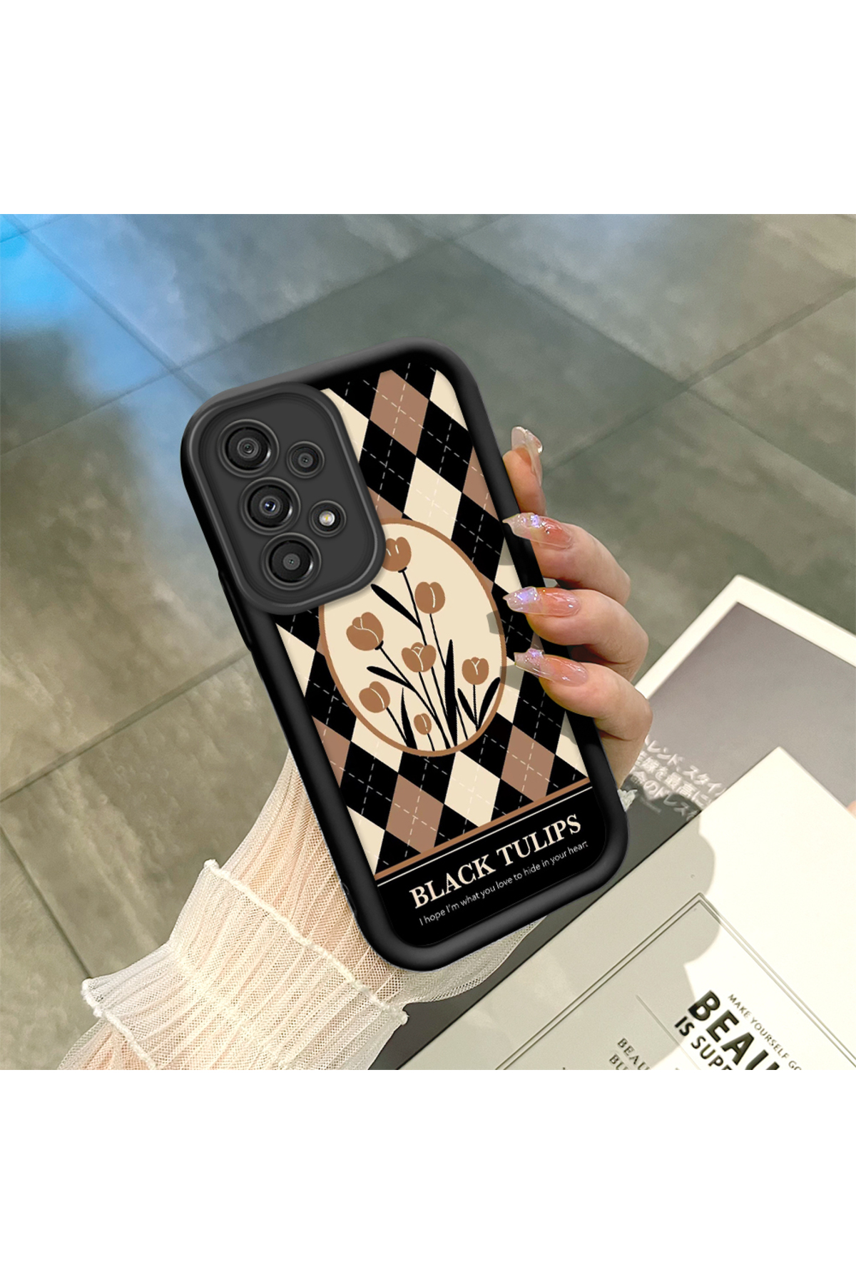 Samsung Galaxy A33 5G Compatible Frame pattern Anti-fall Soft Silicone Phone Case