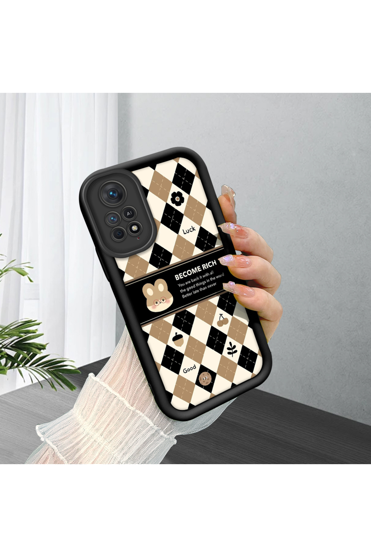 Xiaomi Redmi Note 12 Pro 4G Compatible Frame pattern Anti-fall Soft Silicone Phone Case