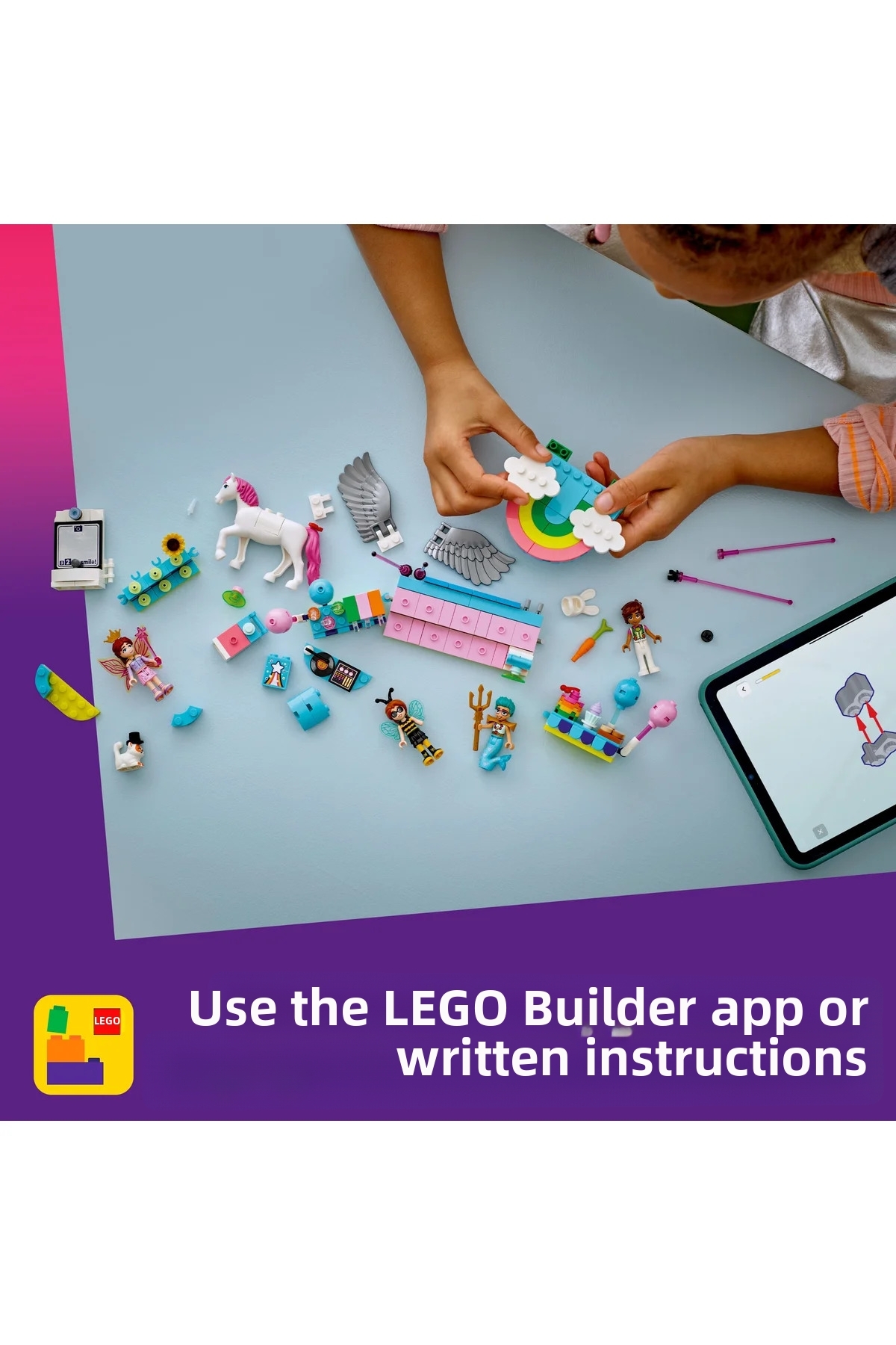 ® Friends مهمانی لباس اسب تکشاخ و پری ۴۲۶۶۱ – مجموعه ساخت اسباببازی خلاقانه ۶ سال به بالا (۲۶۱ قطعه)