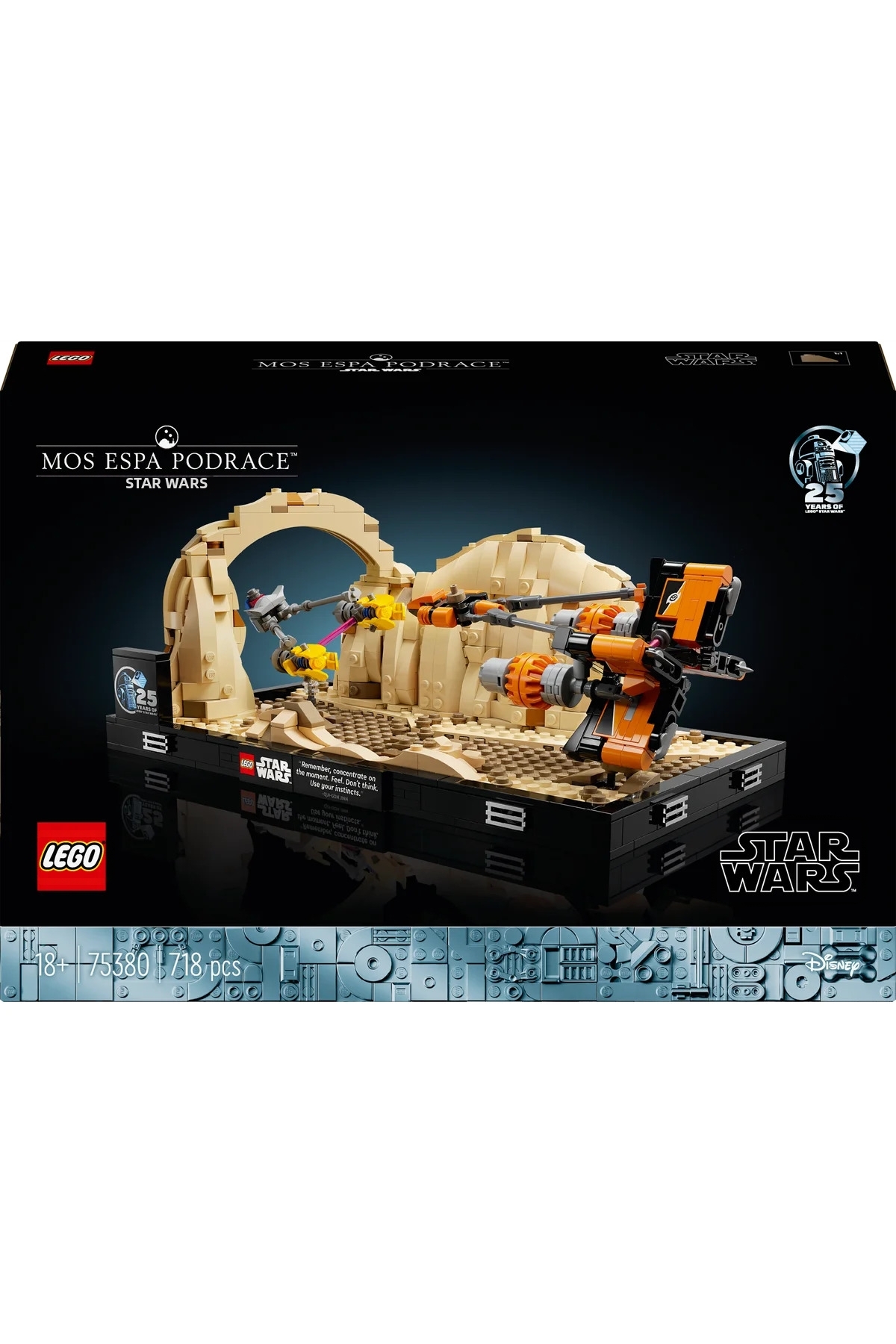 دیورامای مس اسپاپود رِیس جنگ ستارگان™ 75380 – کیت ساخت مدل خلاقانه برای سنین ۱۸+ (۷۱۸ قطعه)