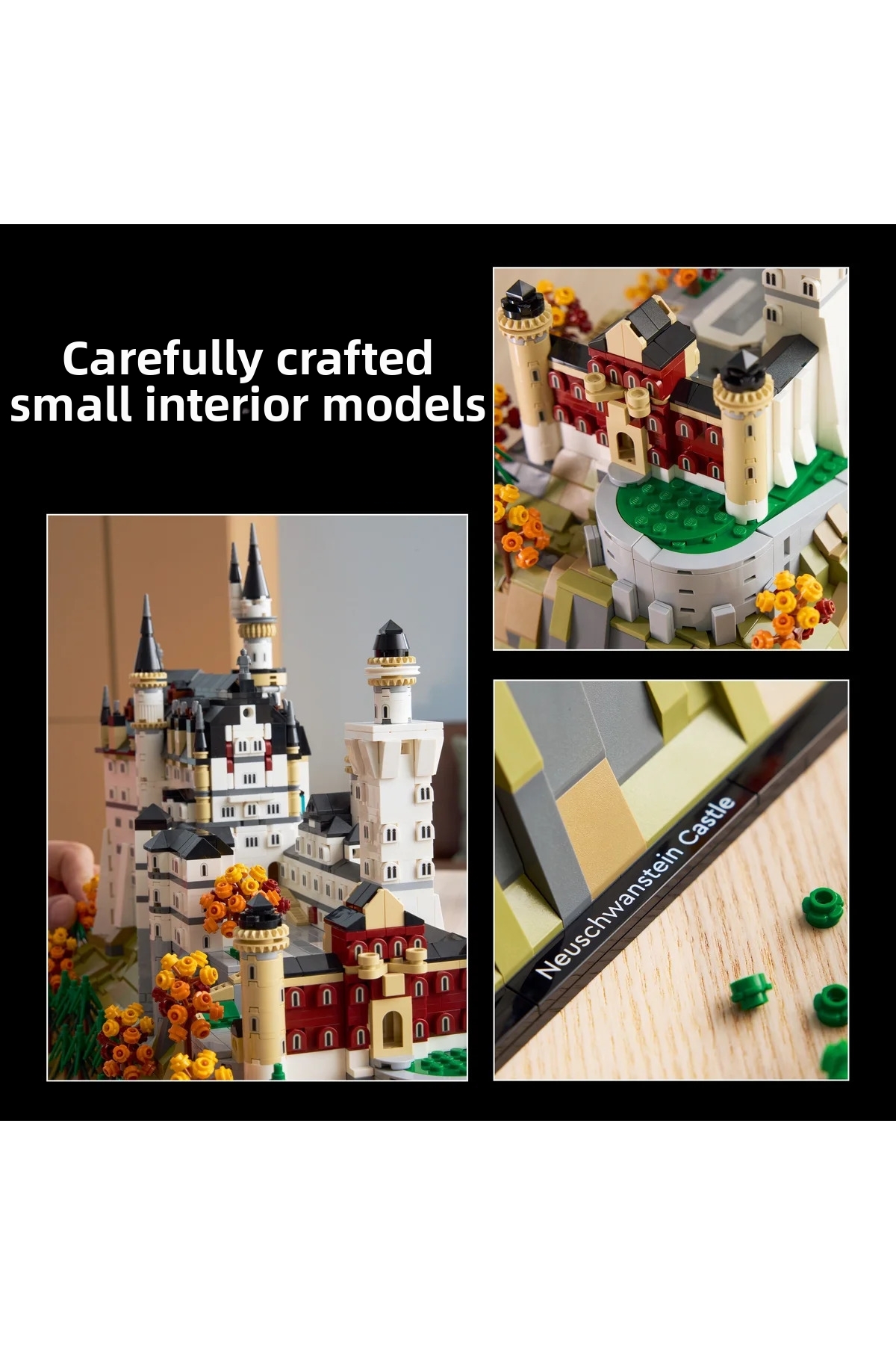 ® معماری قلعه نویشوانشتاین 21063 – کیت مدلسازی ساختمانی برای بزرگسالان (3455P)