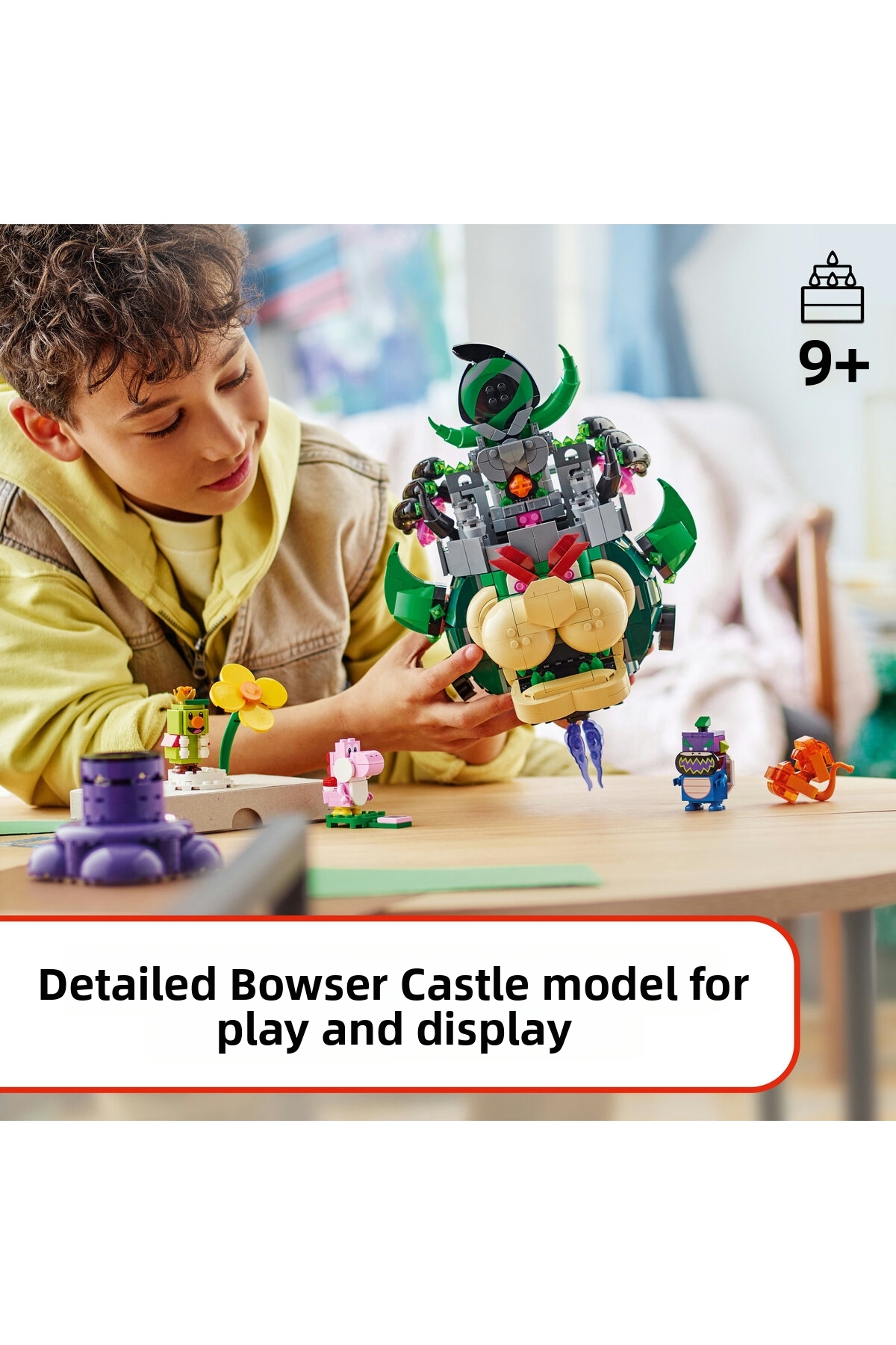 ® سوپر ماریو ™ پرنس فلورین و قلعه باوزر ۷۲۰۴۲ – ست ساختنی اسباب‌بازی کودکان ۹+ (۱۲۵۱P)