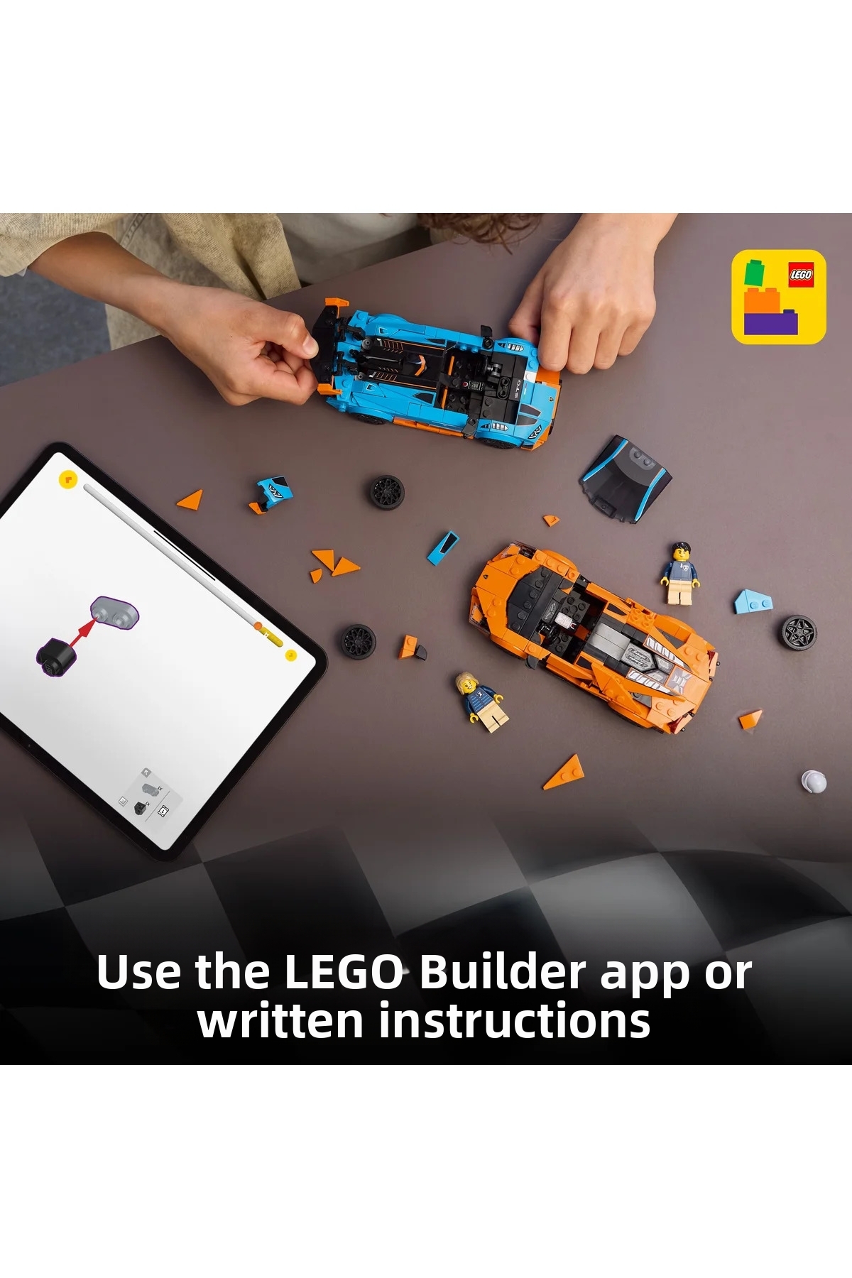 اسپید چمپیونز لامبورگینی Revuelto و Huracán Sto 77238 – مجموعه ساختنی اسباببازی ۱۰+ (۶۰۷P)