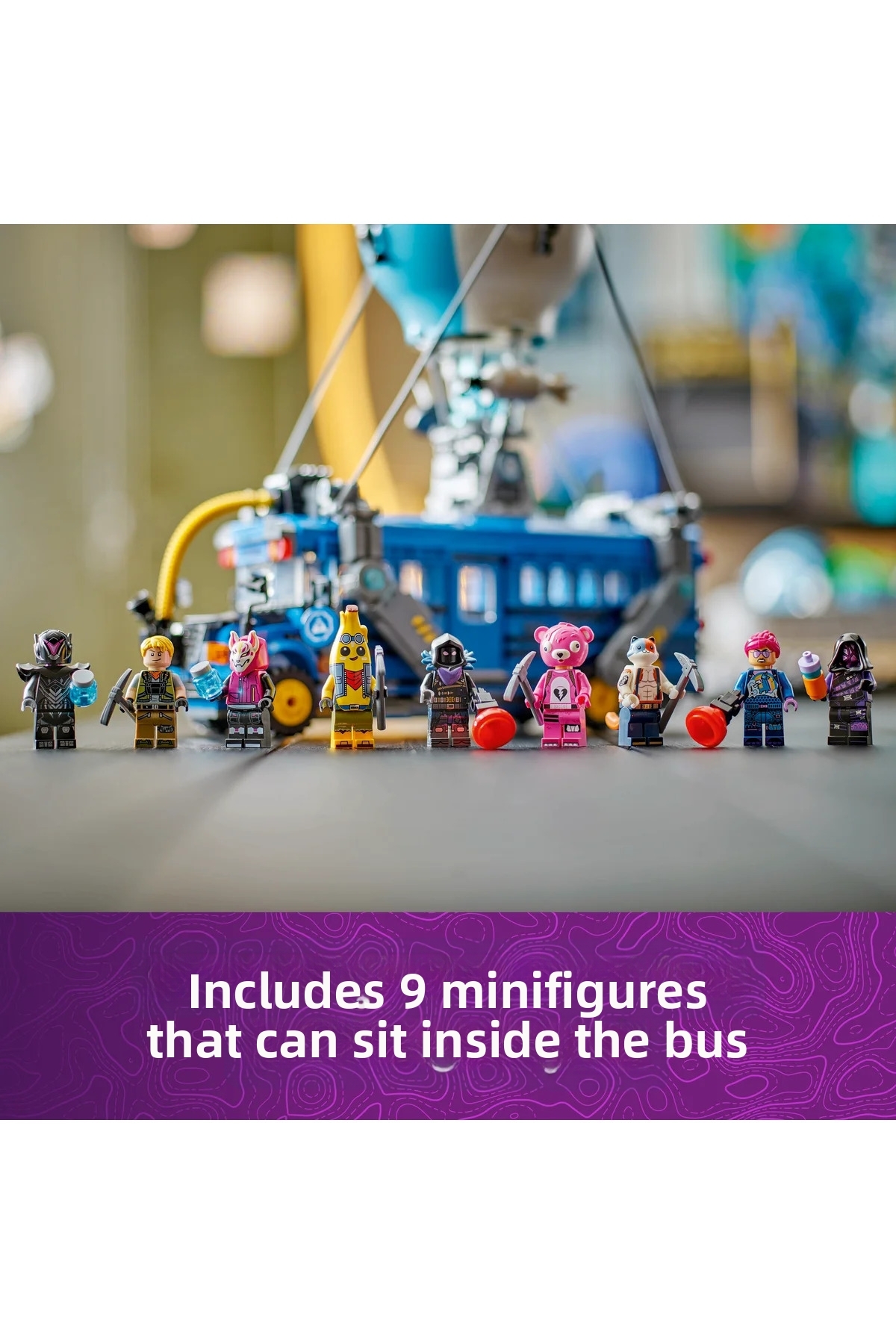 ® اسباب‌بازی ویدیویی بازی فورتنایت® اتوبوس جنگی ۷۷۰۷۳