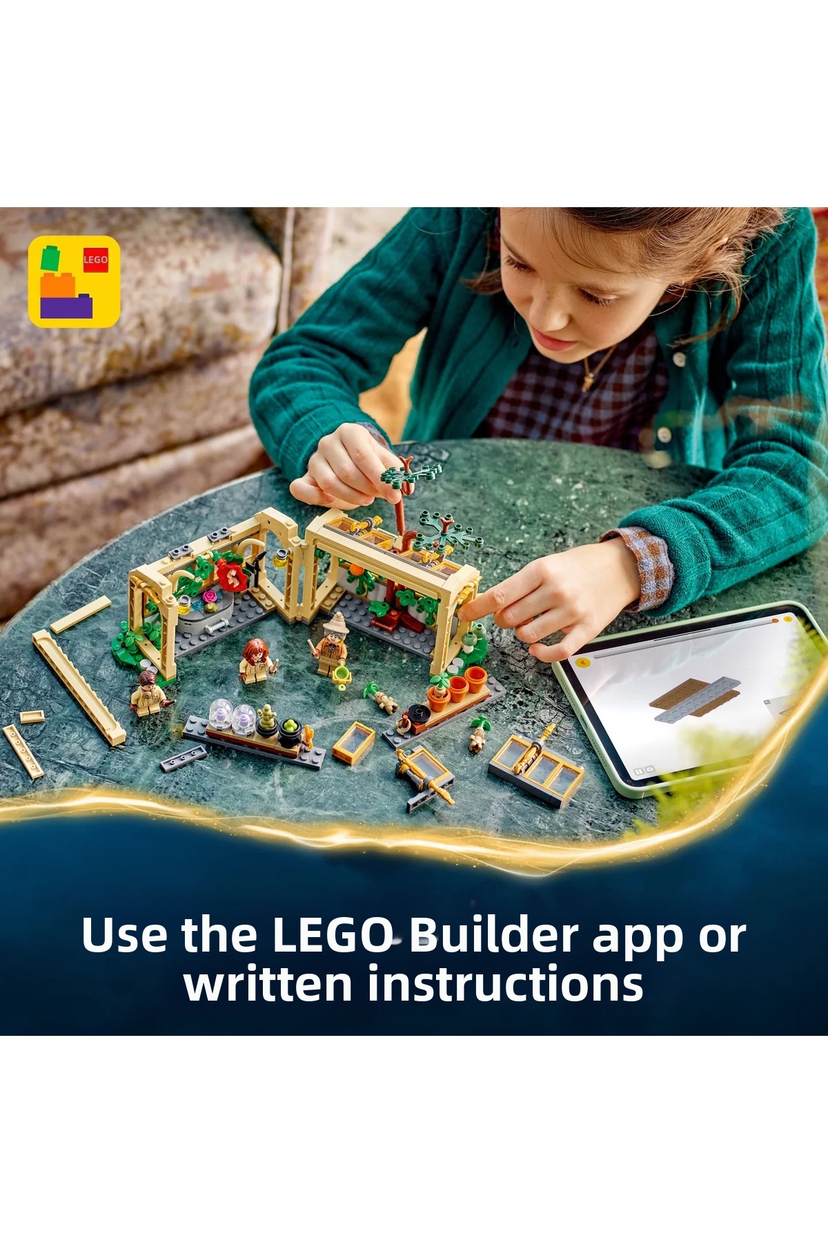 ® هری پاتر ™ هاگوارتز ™ قلعه: درس گیاه‌شناسی ۷۶۴۴۵ – مجموعه ساخت اسباب‌بازی خلاقانه برای سنین ۸+ (۳۹۰ قطعه)