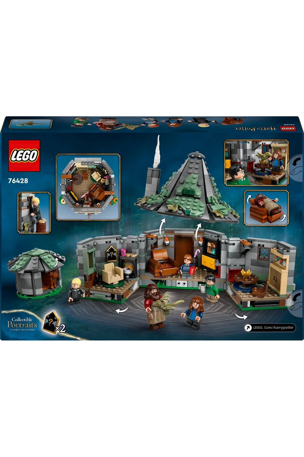 ® هری پاتر™ کلبهٔ هاگرید: بازدیدی غیرمنتظره ۷۶۴۲۸ – برای سنین ۸+ (۸۹۶ قطعه)