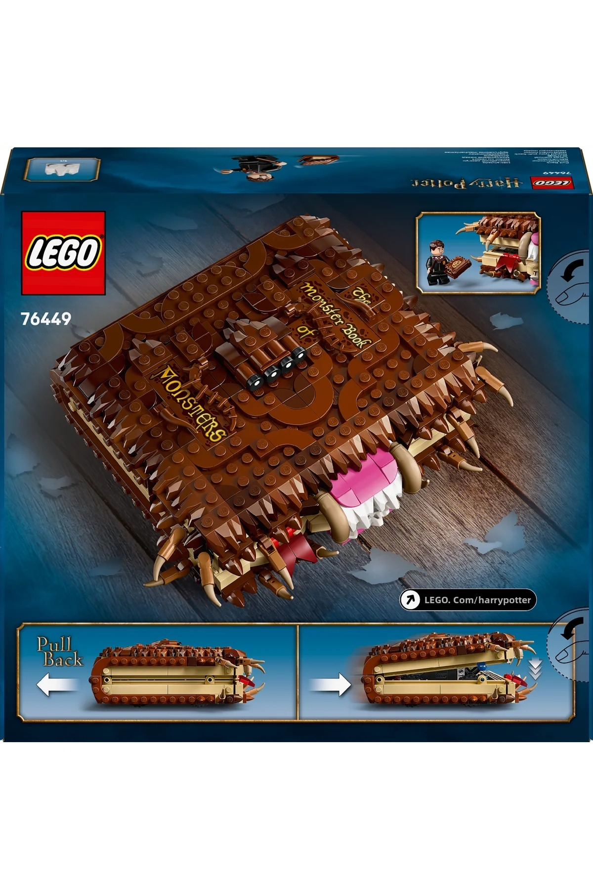 ® هری پاتر ™ حیوان گاززننده کتاب ۷۶۴۴۹ – مجموعه ساخت اسباب‌بازی خلاقانه برای کودکان ۹ سال به بالا (۵۱۸ قطعه)