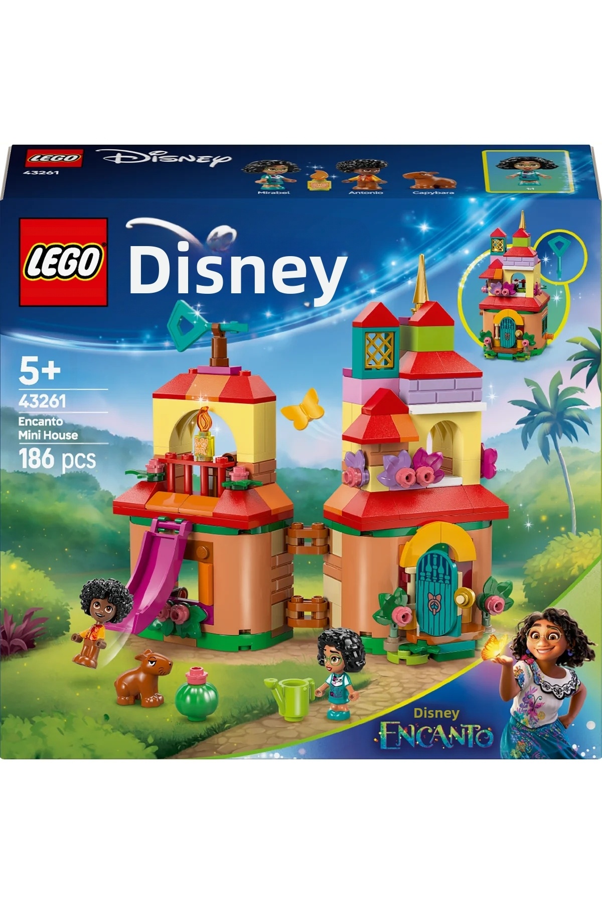 ® ǀ دیزنی انکانتو خانه کوچک مینیاتوری قابل ساخت اسباب‌بازی فانتزی ۴۳۲۶۱