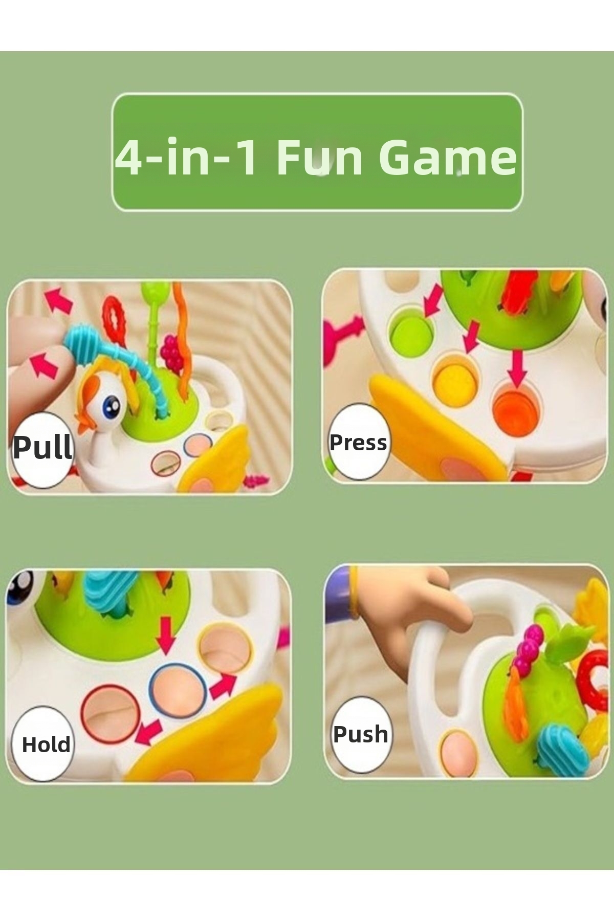 بازیچه دندانگیر و مهارت مشاهده حسی مونتهسوری به شکل اردک