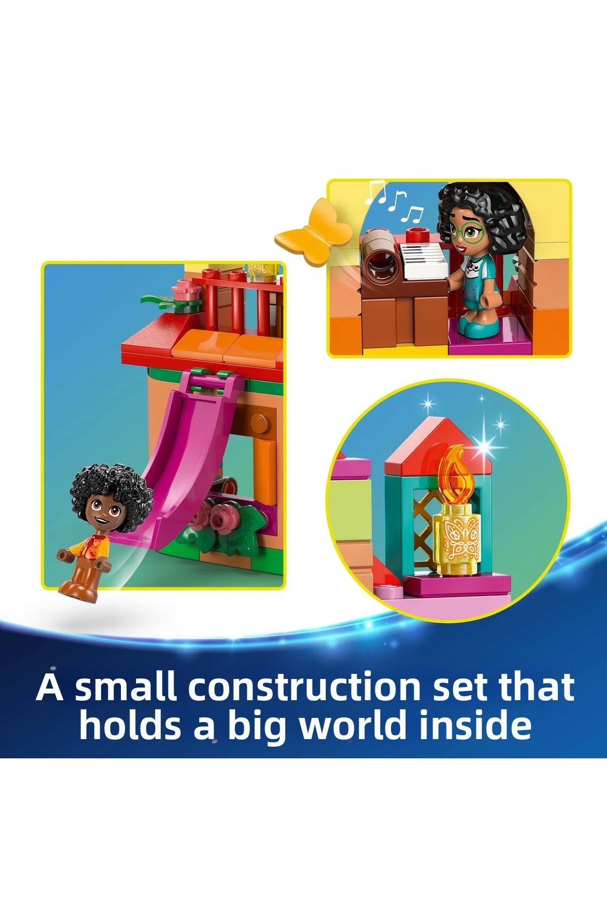 ® ǀ دیزنی انکانتو خانه کوچک مینیاتوری قابل ساخت اسباب‌بازی فانتزی ۴۳۲۶۱