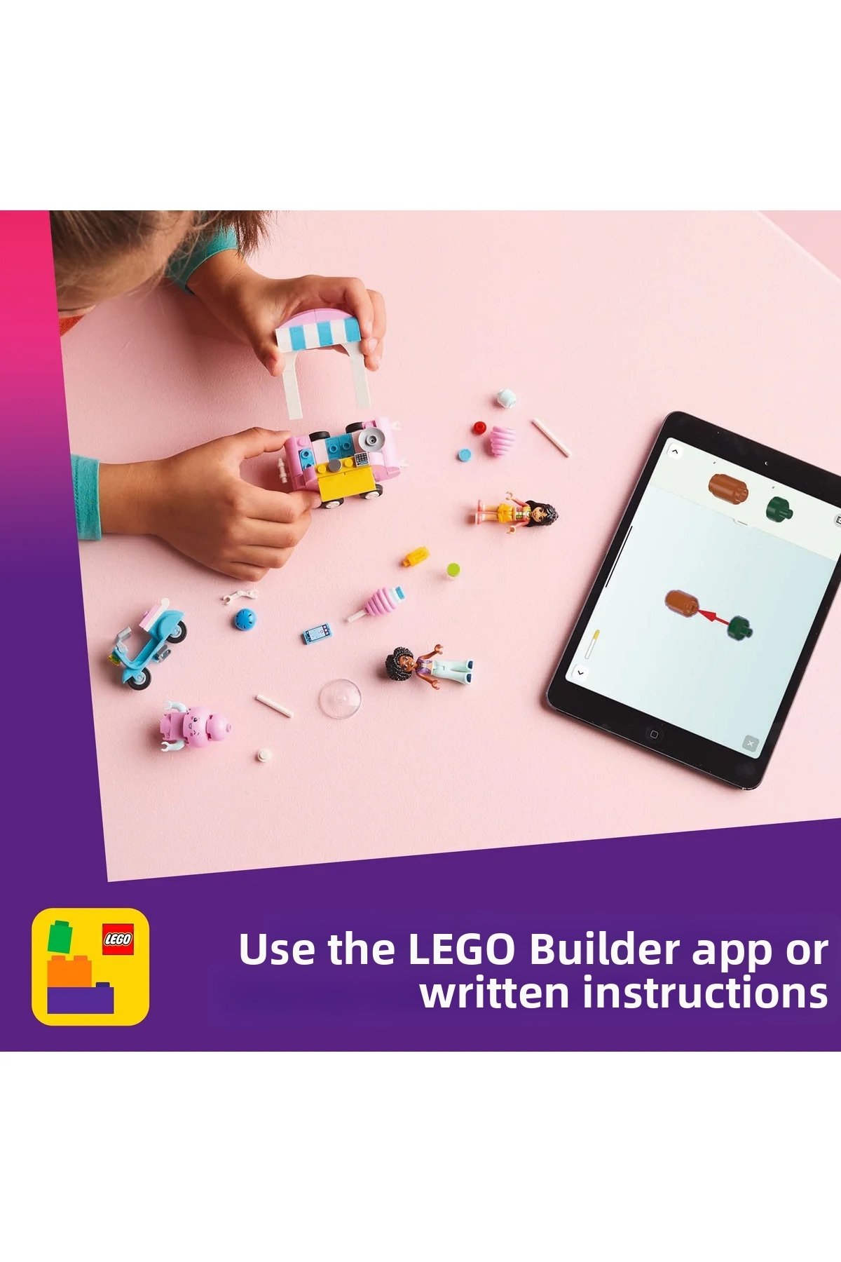 ® Friends دستگاه پشمک و اسباب‌بازی اسکوتر برای بازی نمایشی ۴۲۶۴۳