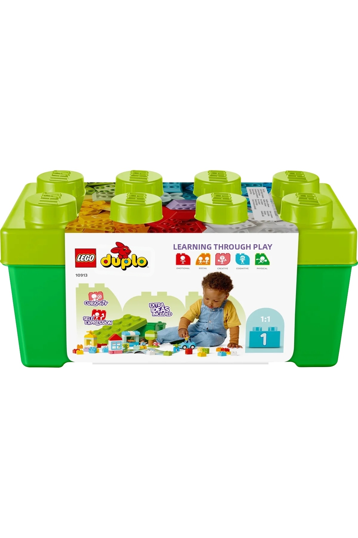 دوپلو® جعبه آجری ۱۰۹۱۳ ® / ۶۵ قطعه / ۱.۵ سال به بالا