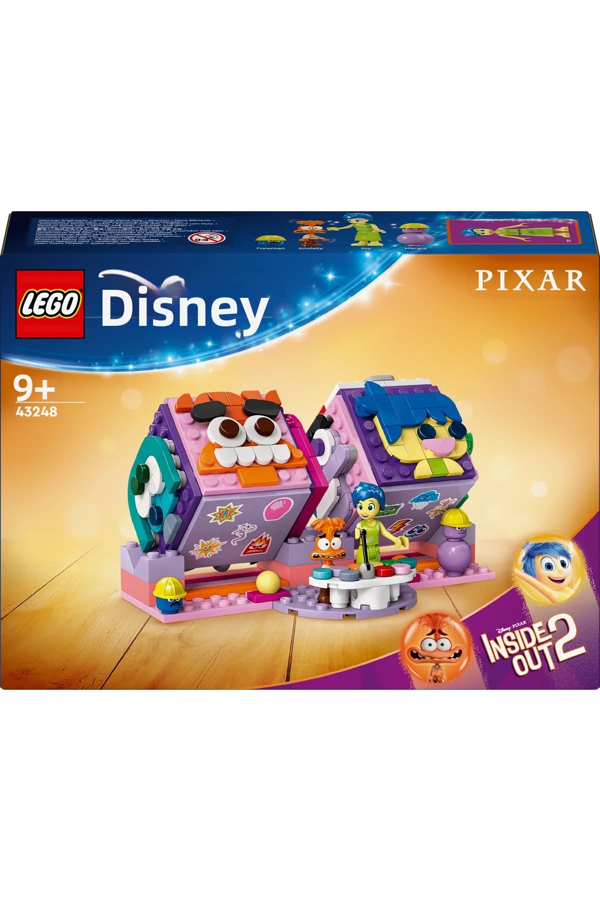 ® | دیزنی پیکسار Inside Out 2 مکعبهای حالت، اسباببازی ساختنی ۴۳۲۴۸ برای کودکان بالای ۹ سال (۳۹۴ قطعه)