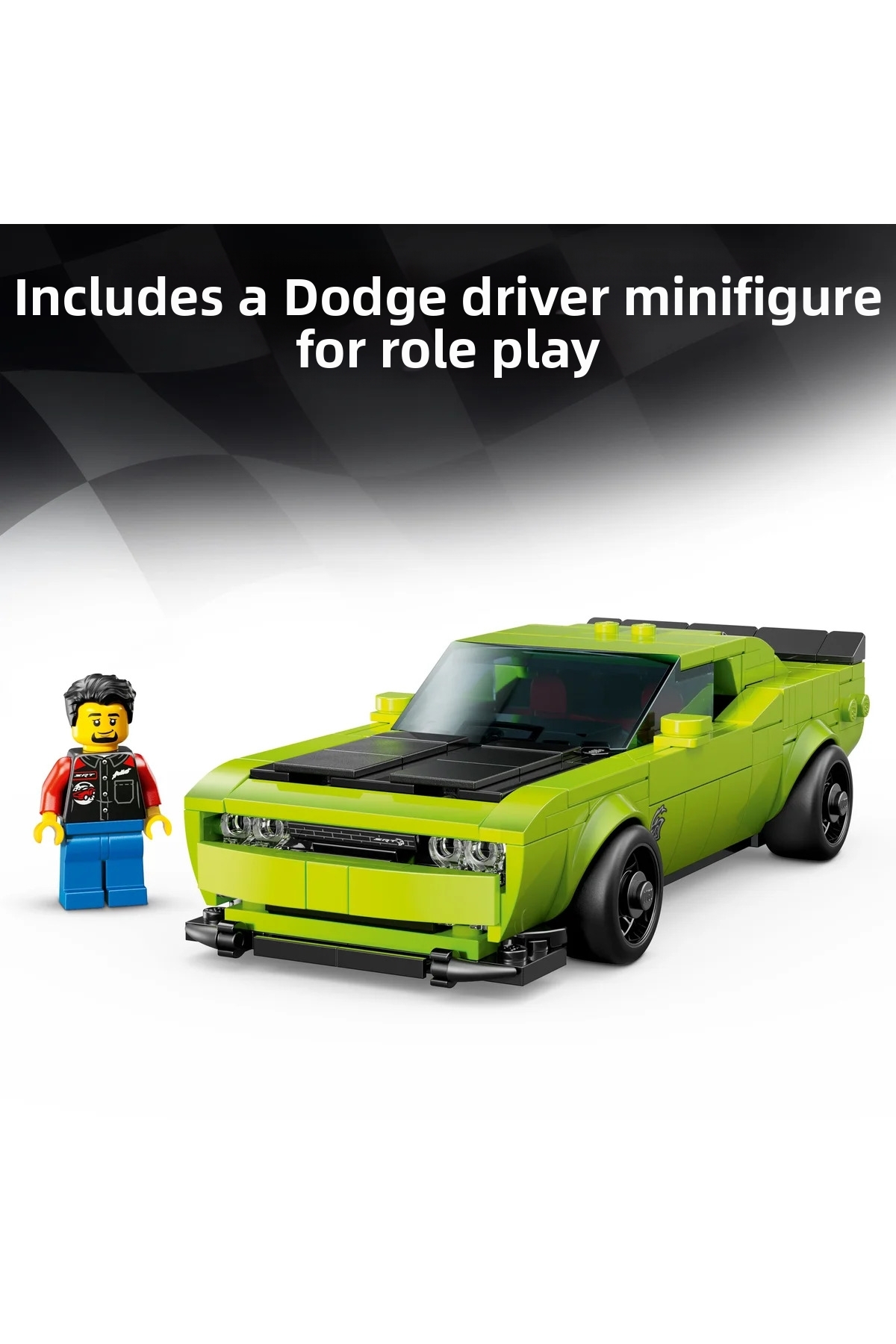 اسپید چمپیونز دوج چلنجر اس‌آر‌تی هل‌کت ۶۵۲۶۹۸۵ – مونتاژ و نمایش (۹+ سال)