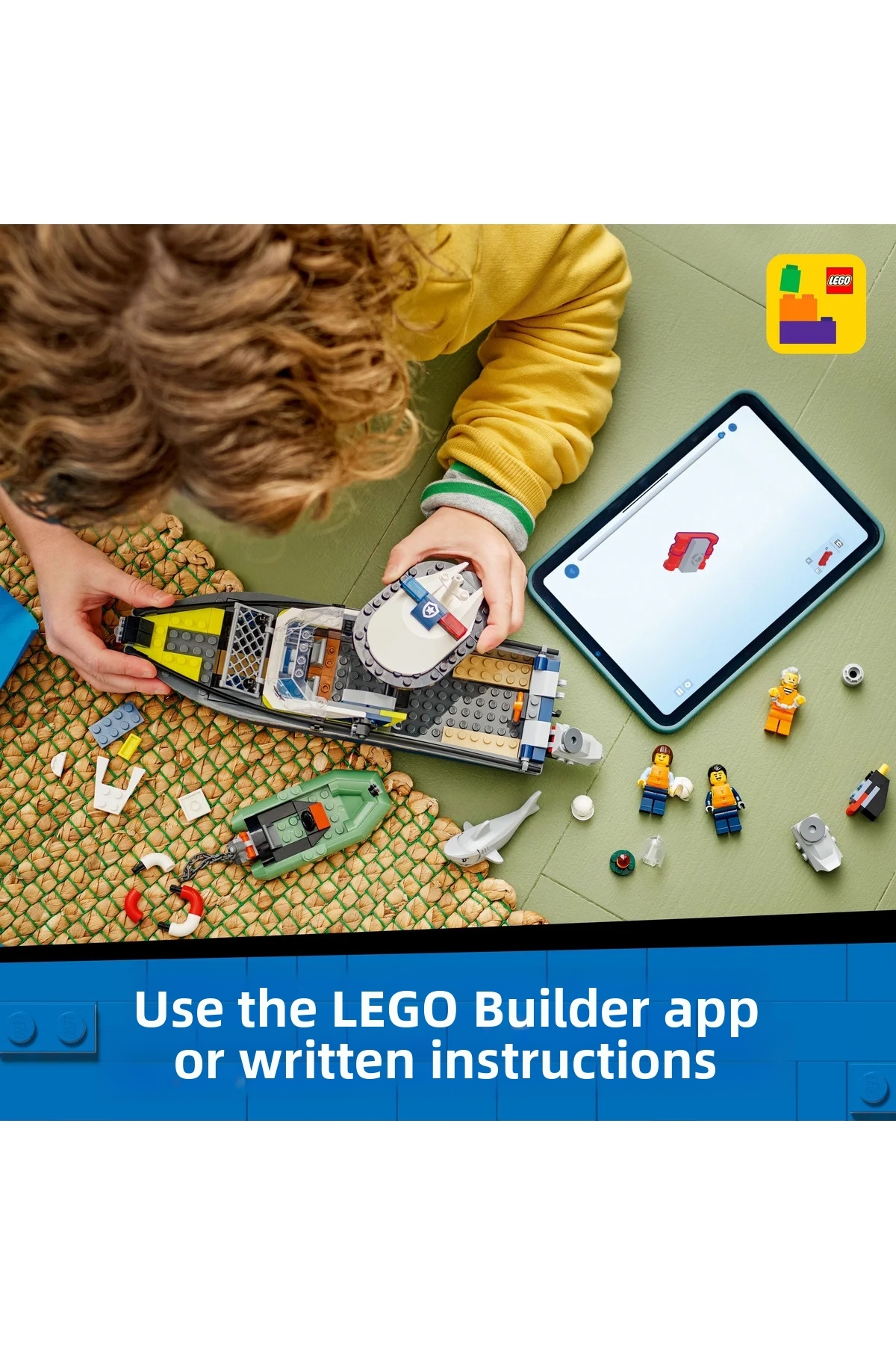 ® تعقیب با قایق پلیس شهری 60456 – مجموعه ساختنی اسباب‌بازی خلاقانه برای کودکان ۶+ (۲۶۴ قطعه)