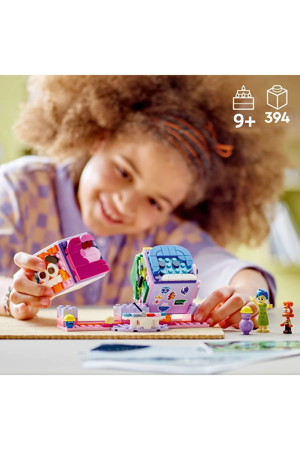 ® | دیزنی پیکسار Inside Out 2 مکعبهای حالت، اسباببازی ساختنی ۴۳۲۴۸ برای کودکان بالای ۹ سال (۳۹۴ قطعه)