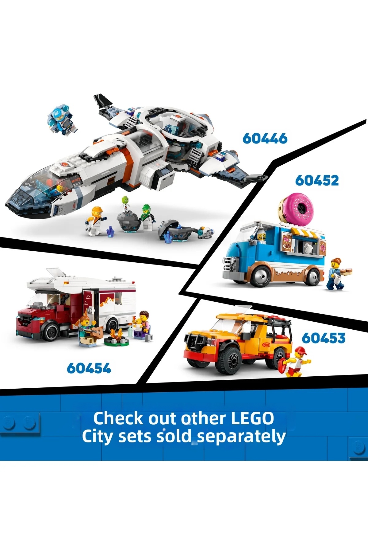 ® مجموعه ساختنی کامیون اسباببازی آمبولانس اضطراری شهری ۶۰۴۵۱