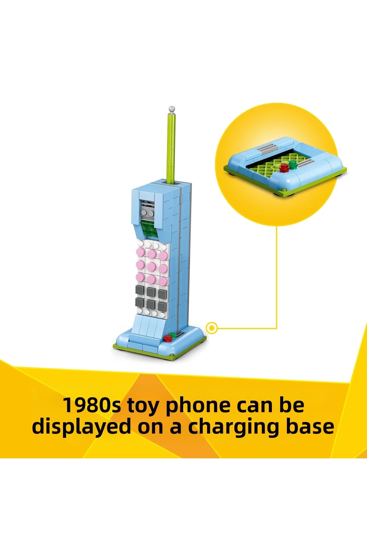 کریِیتور تلفن رترو ۳ کاره ۳۱۱۷۴ – ساخت‌وساز نوستالژیک (۸ سال به بالا)