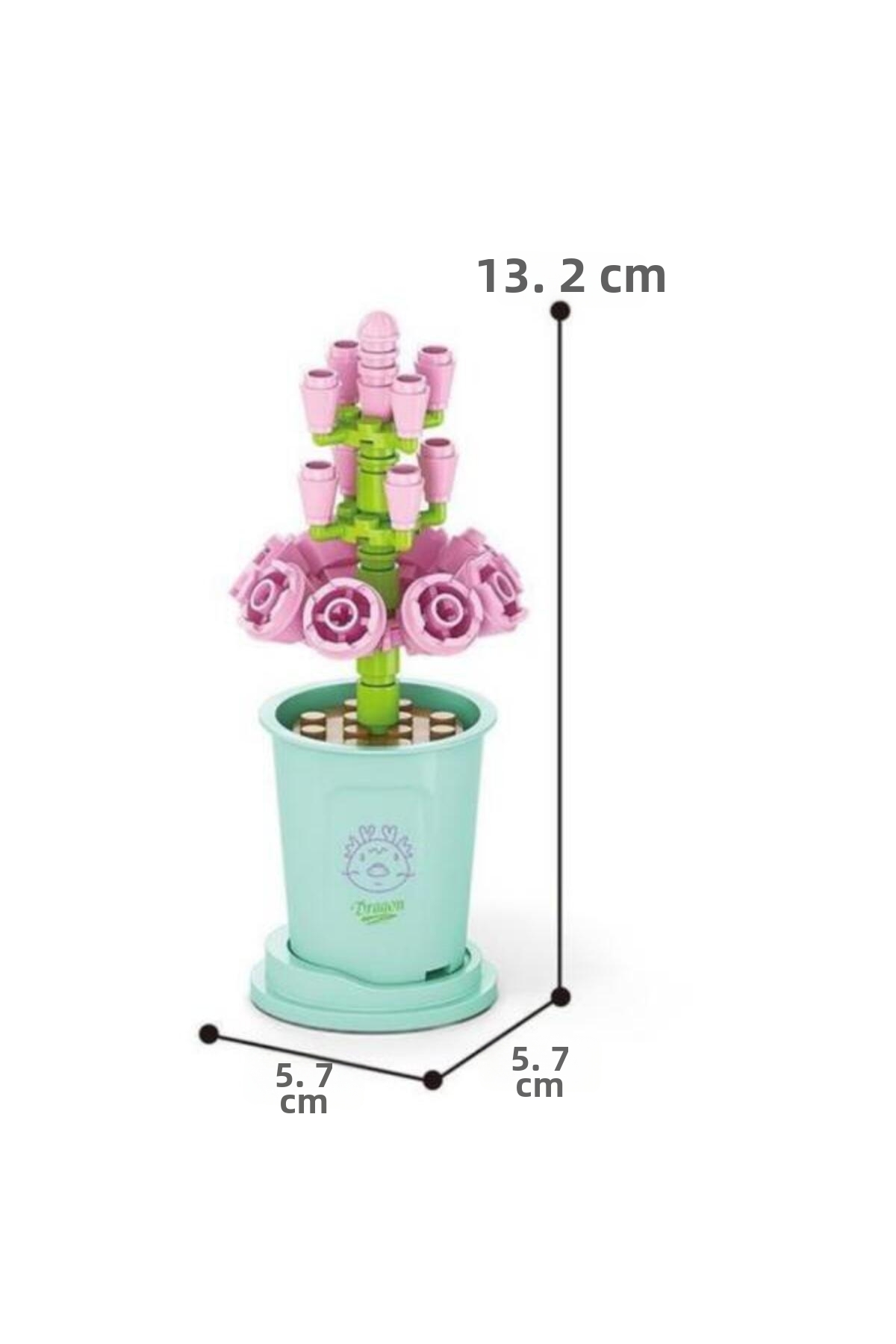 بلوک‌های گل Ctoys 8814-5 آنتی‌رینوم ماجوس – ست ۴۶ تکه بلوک‌های گل‌سازی (۶ سال به بالا)