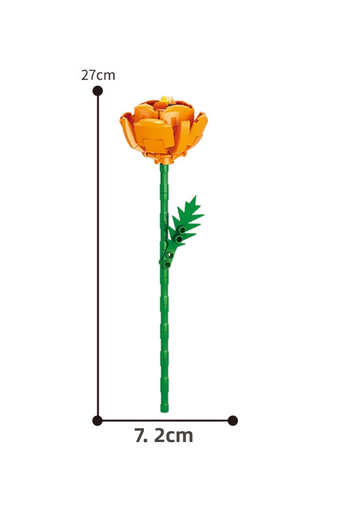 مجموعه گیاهان، بلوک گل‌فروشی Ranunculus Asiaticus 8856-4 – ست ۷۱ تکه بلوک‌های ساختنی گل (۶ سال به بالا)