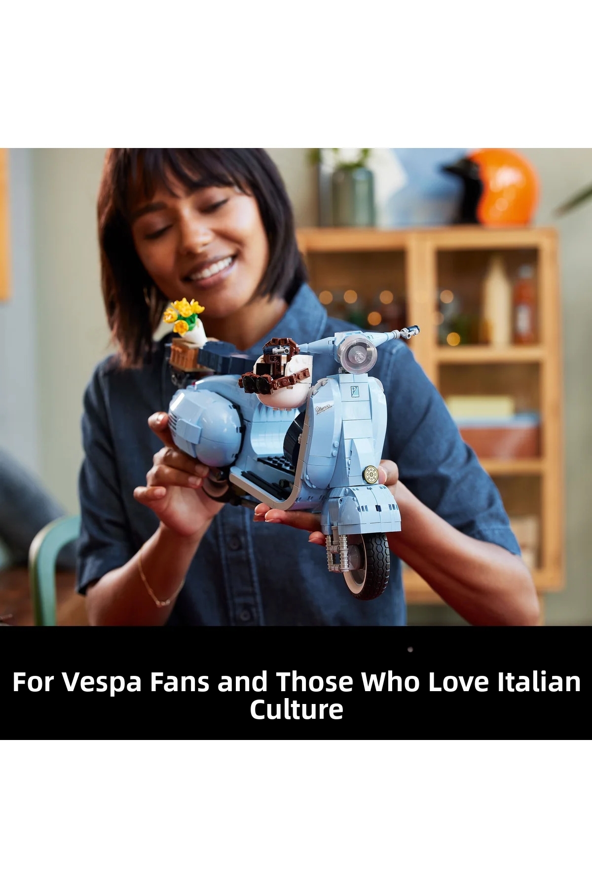 ® ICONS وسپا ۱۲۵ ۱۰۲۹۸ – مجموعه ساختنی تزئینی و کلکسیونی برای بزرگسالان (۱۱۰۶ قطعه)