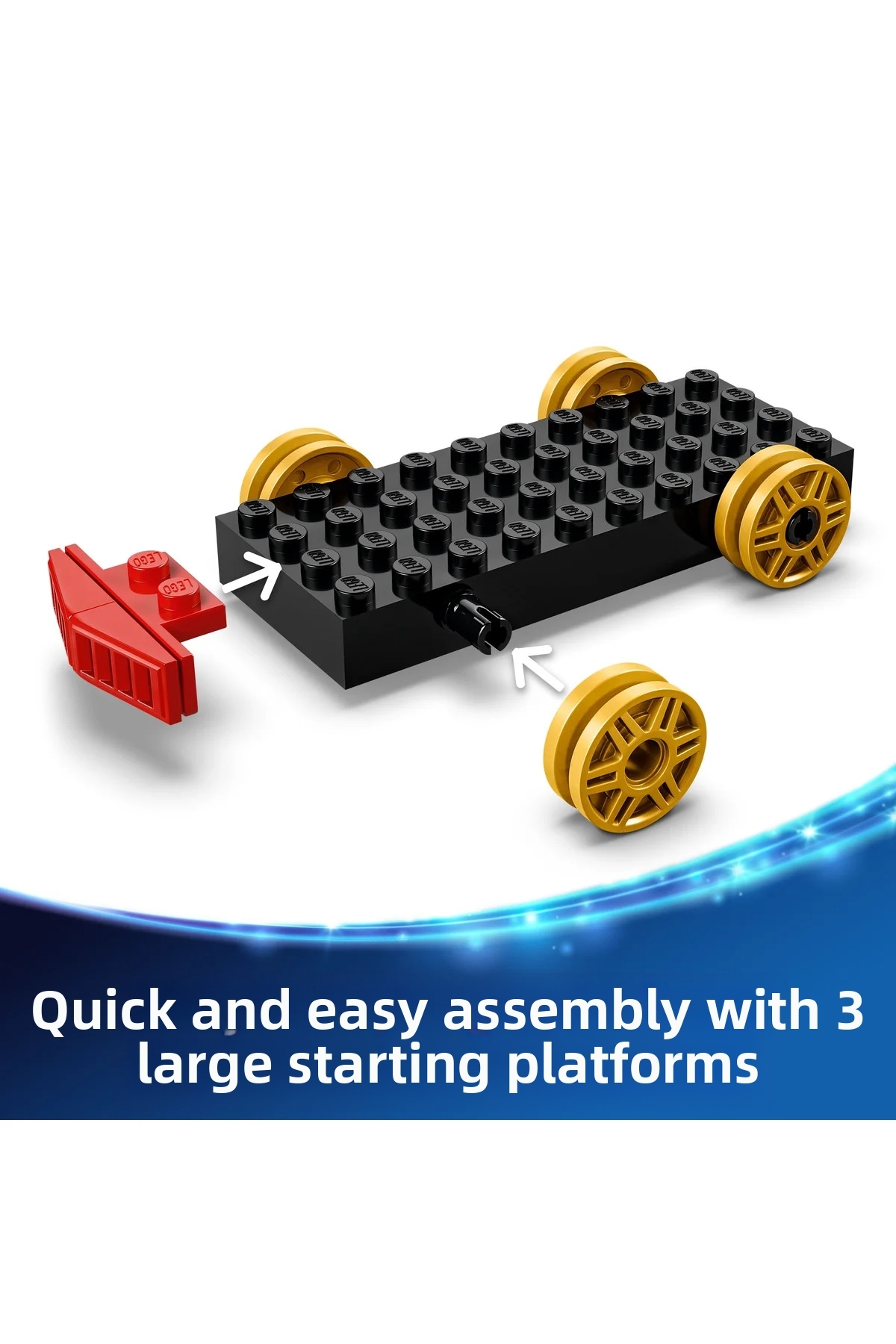 ® ǀ دیزنی و پیکسار قطار جشن داستان اسباب‌بازی و ماشین RC 43264 – مجموعه ساختنی اسباب‌بازی ۴+ (۲۰۶ قطعه)