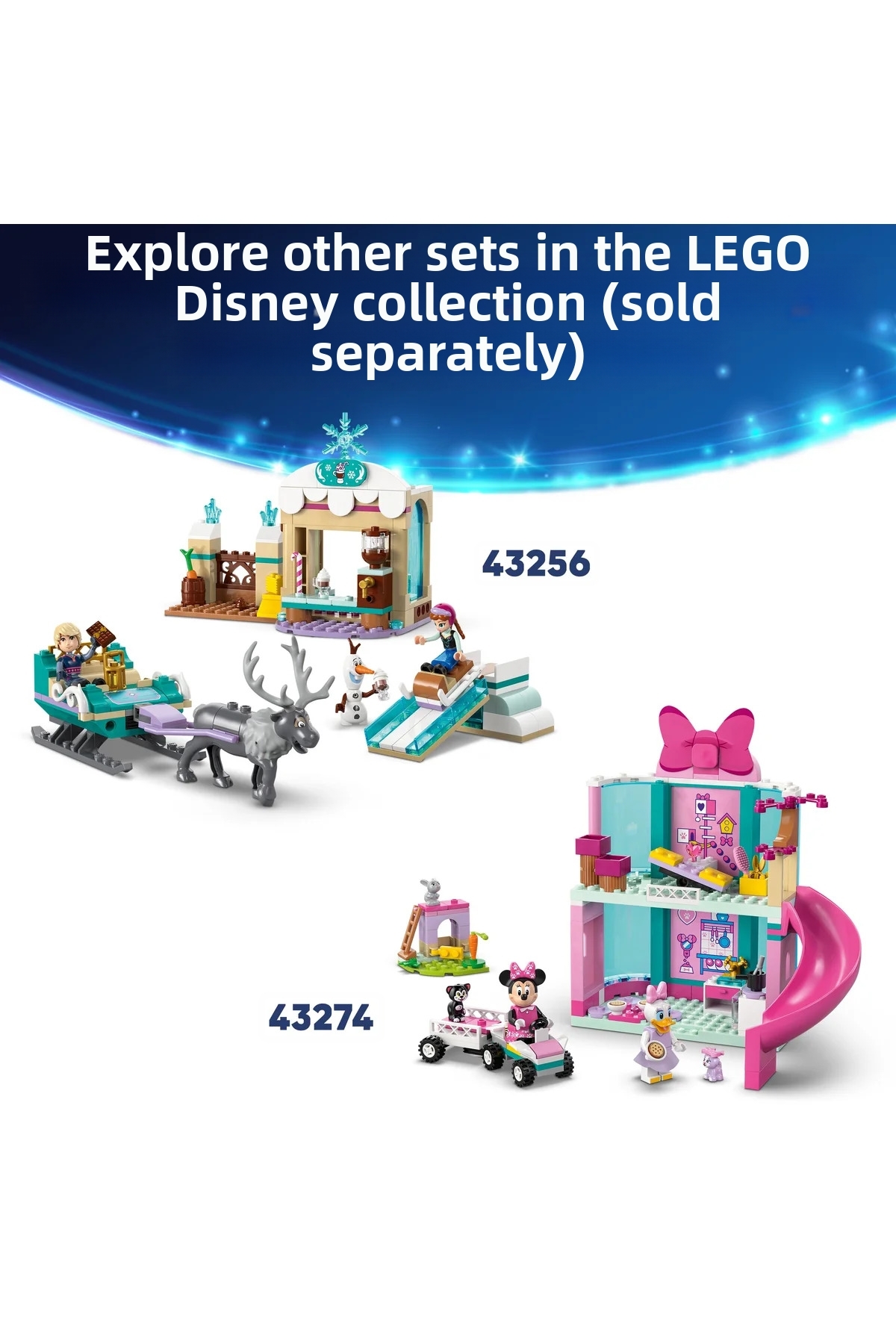 ® ǀ دیزنی و پیکسار قطار جشن داستان اسباب‌بازی و ماشین RC 43264 – مجموعه ساختنی اسباب‌بازی ۴+ (۲۰۶ قطعه)