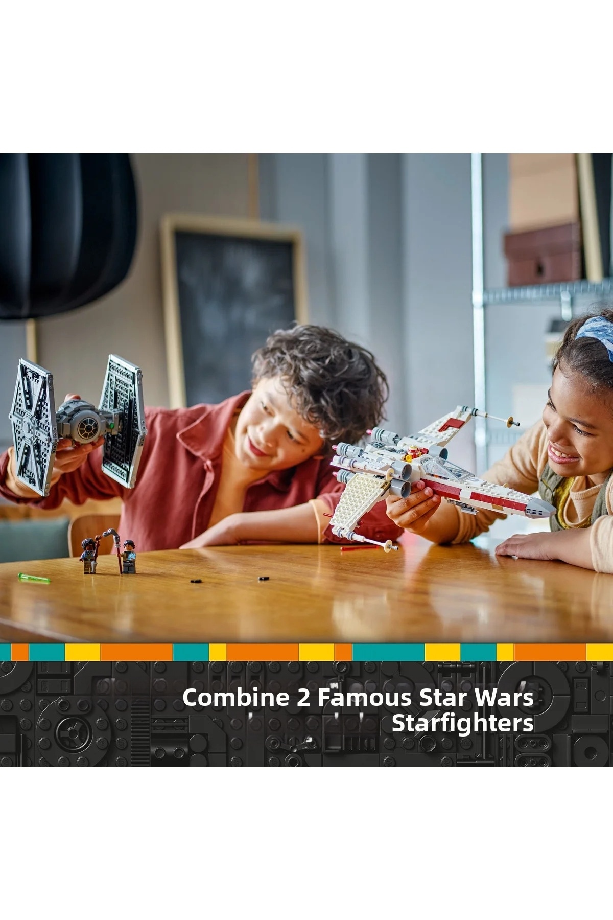 ® Star Wars ™ تای فایتر و ایکس-وین فیوژن 75393 - ست ساختنی خلاقانه (۹+ سال) (۱۰۶۳ قطعه)