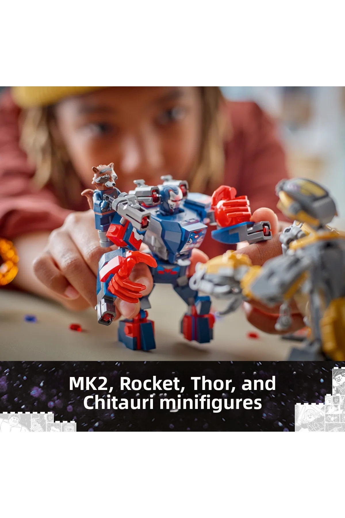 ® ǀ مارول انتقامجویان: پایان بازی ثور در برابر چیتوری 76322 – مجموعه ساختنی اسباببازی ۸+ (۳۷۳ قطعه)