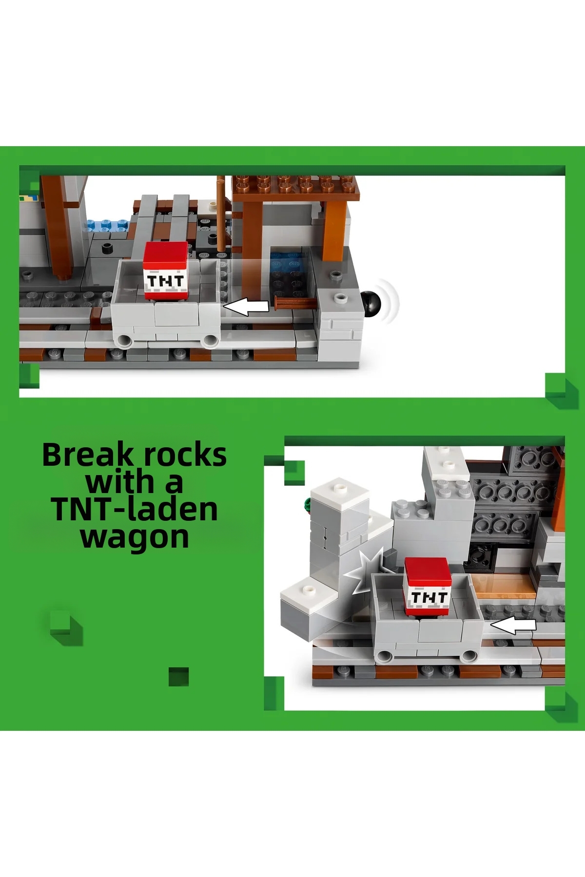 ® ماینکرفت ® کازما مادنی 21277 – ست ساختنی اسباب‌بازی خلاقانه و تزئینی برای کودکان بالای 8 سال (۵۳۰ قطعه)