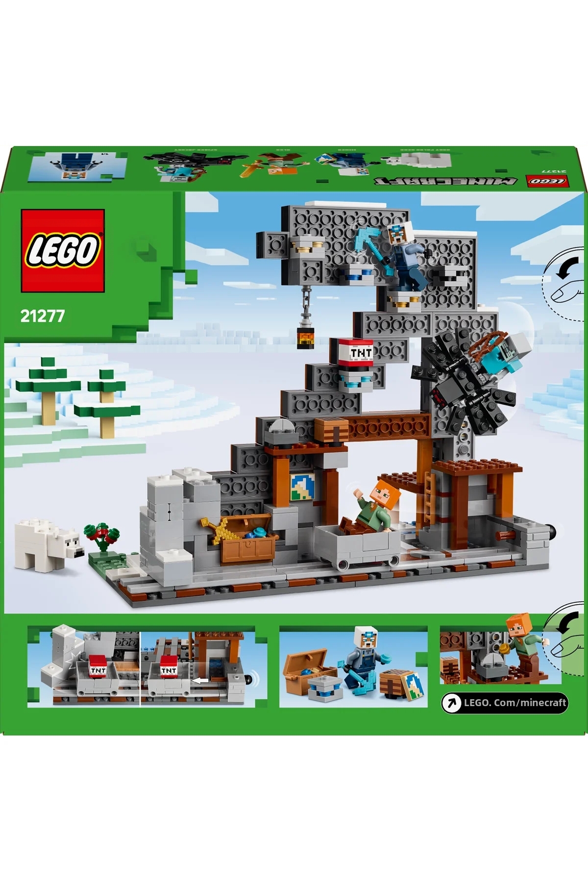 ® ماینکرفت ® کازما مادنی 21277 – ست ساختنی اسباب‌بازی خلاقانه و تزئینی برای کودکان بالای 8 سال (۵۳۰ قطعه)