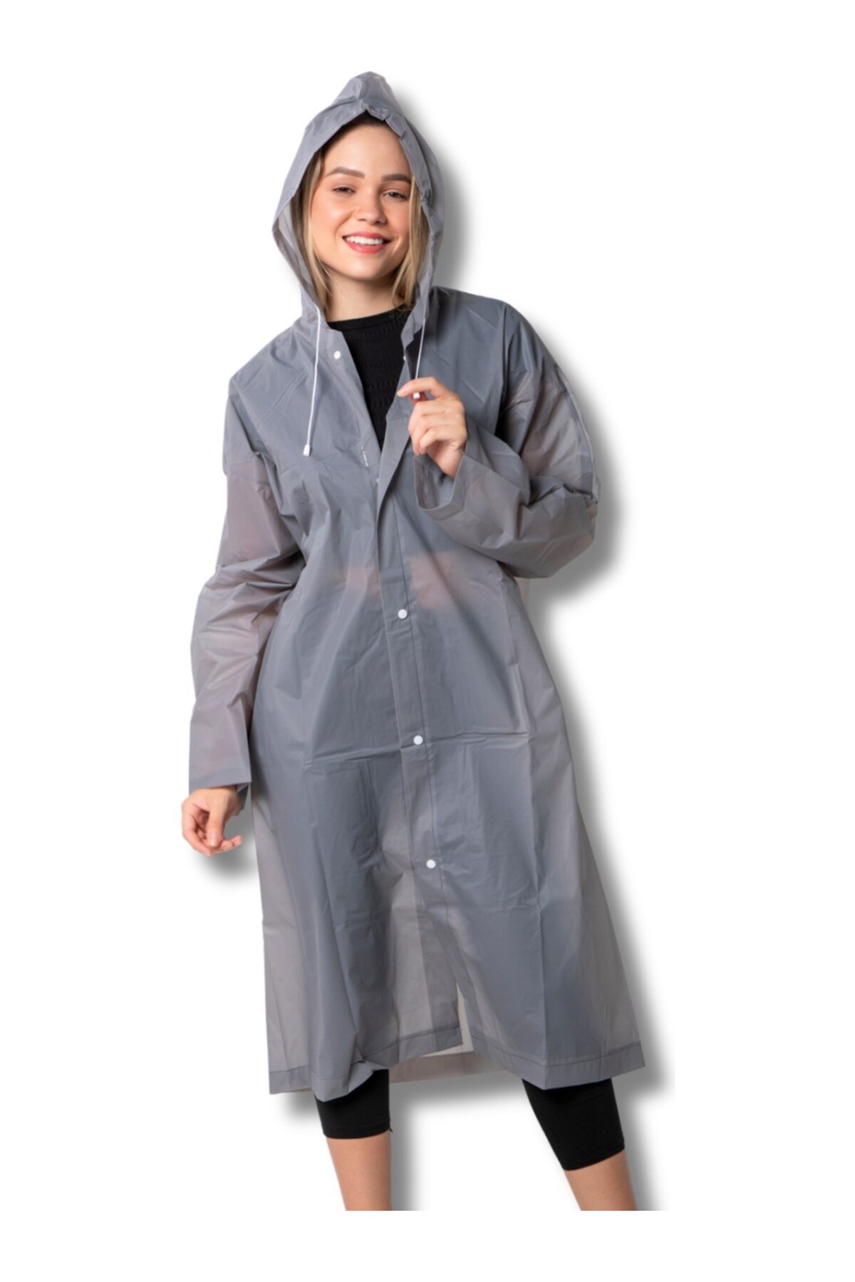 Bosile Unisex Kumaş Su Rüzgar Geçirmez Yağmurluk görsel 2