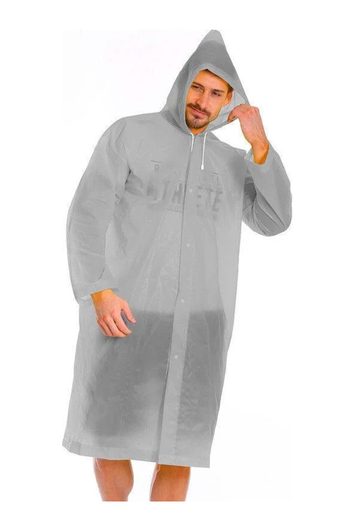 Bosile Unisex Kumaş Su Rüzgar Geçirmez Yağmurluk görsel 5