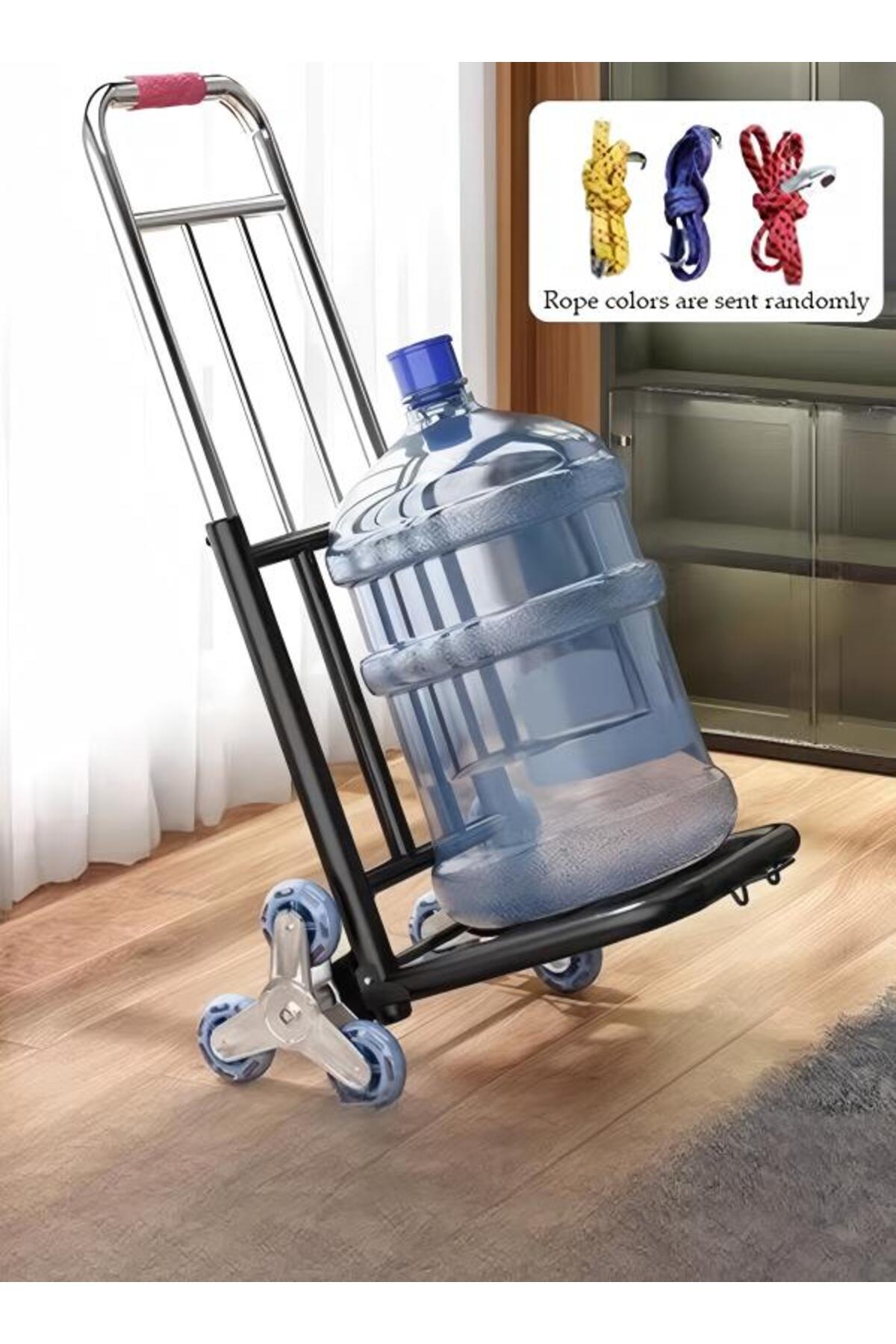 DOMEET Folding Hand Truck, Luggage Cart with Extendable Handle, Utility ...