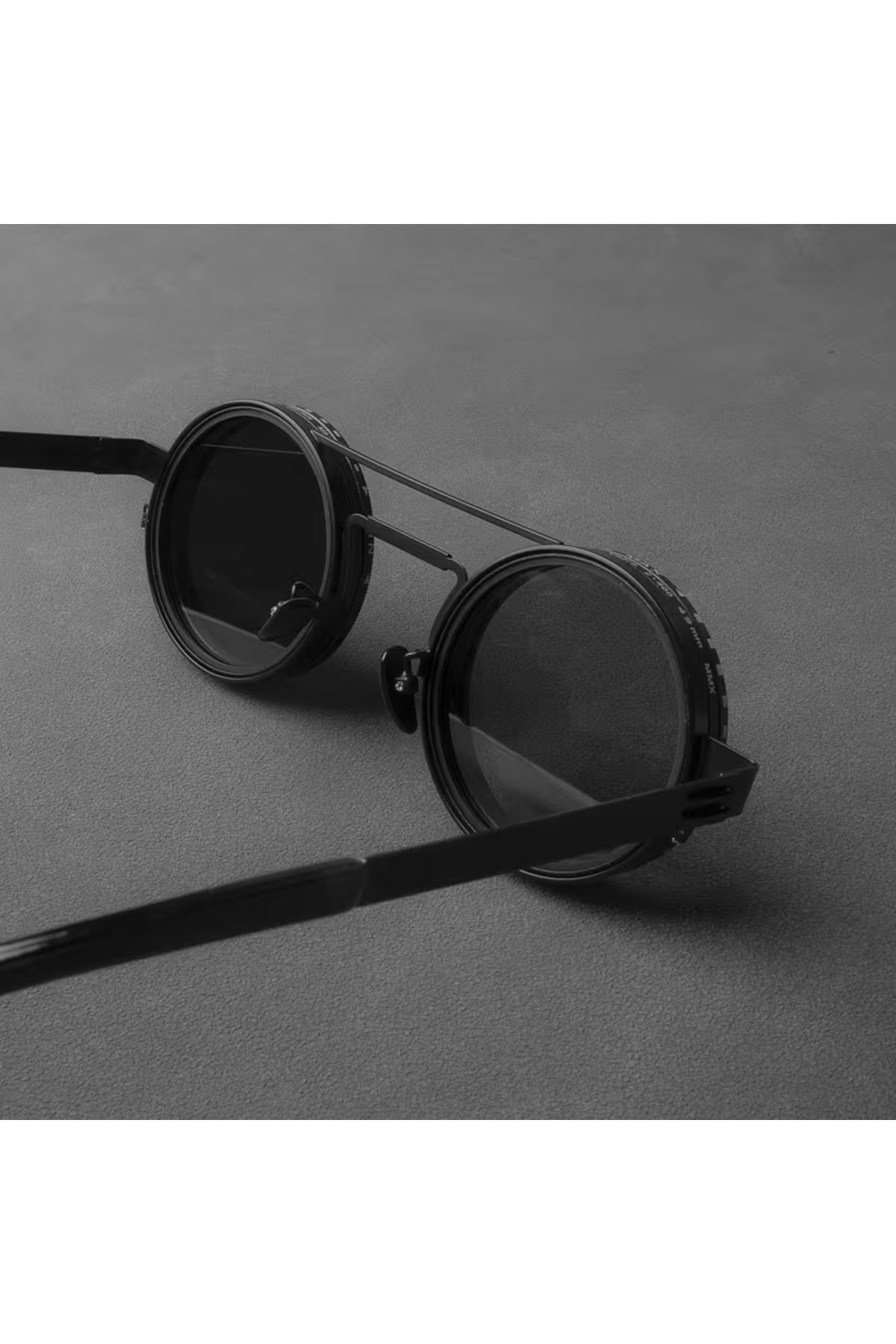 Barbarosshop  Güneş Gözlüğü Steampunk Ayarlanabilir Vintage LENSLER POLARİZE %100 UV KORUMA RETRO TARZ Unisex - Görsel 3