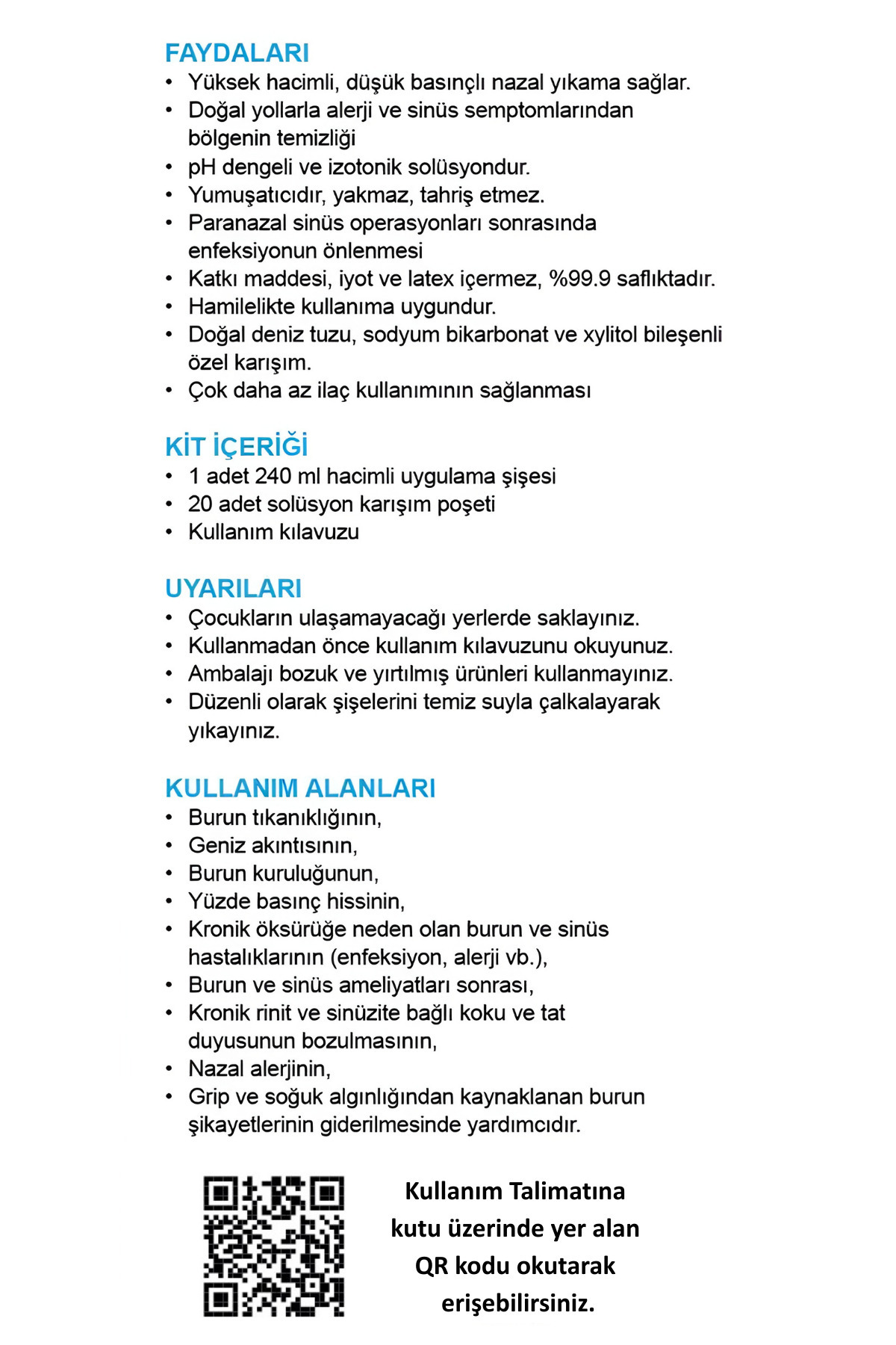 Multiplus Multisinus Burun Ve Sinüs Temizleme Kiti X 20 Saşe fotoğrafı 2 (önizleme)