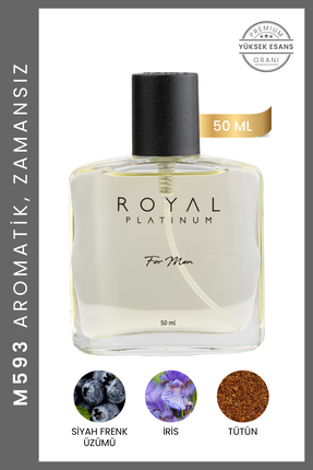 Royal Platinum M593 Erkek Parfüm Aromatik Ferah Temiz