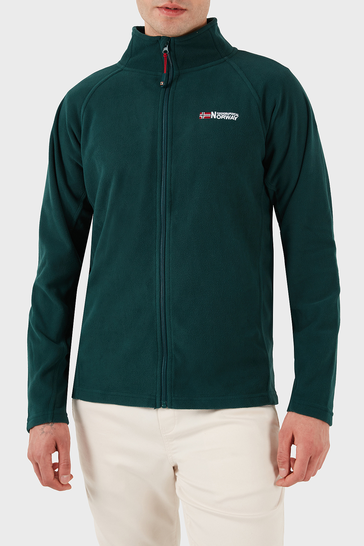 نوروی جئورفیکال ژاکت بافت‌دار مردانه از جنس پشم نرم و مقاوم در برابر سرما