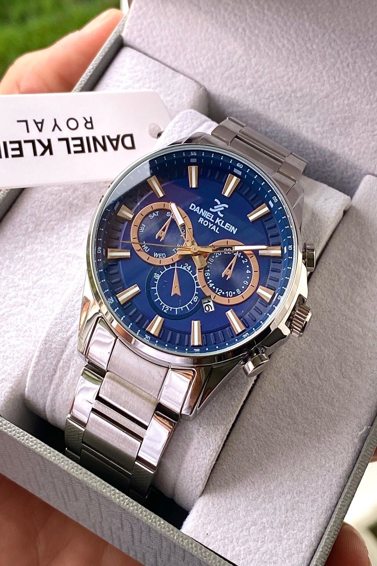 Daniel Klein Paslanmaz Çelik Kordon,2Yıl Garantili Erkek Kol Saati 3 Atm Su Geçirmez