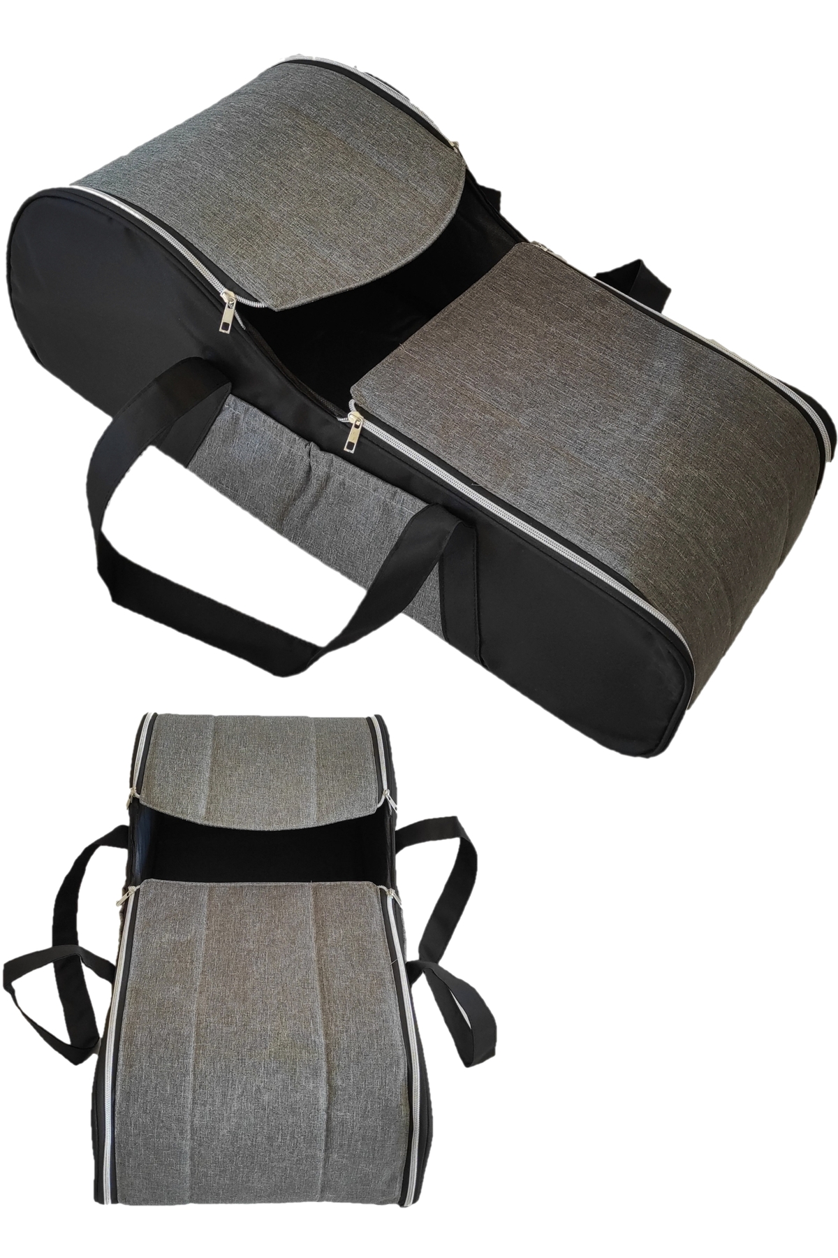 USF Gri Siyah Anne Bebek Bakım Çantası + Portbebe Ana Kucağı Puset Ikili Set fotoğrafı 7 (önizleme)