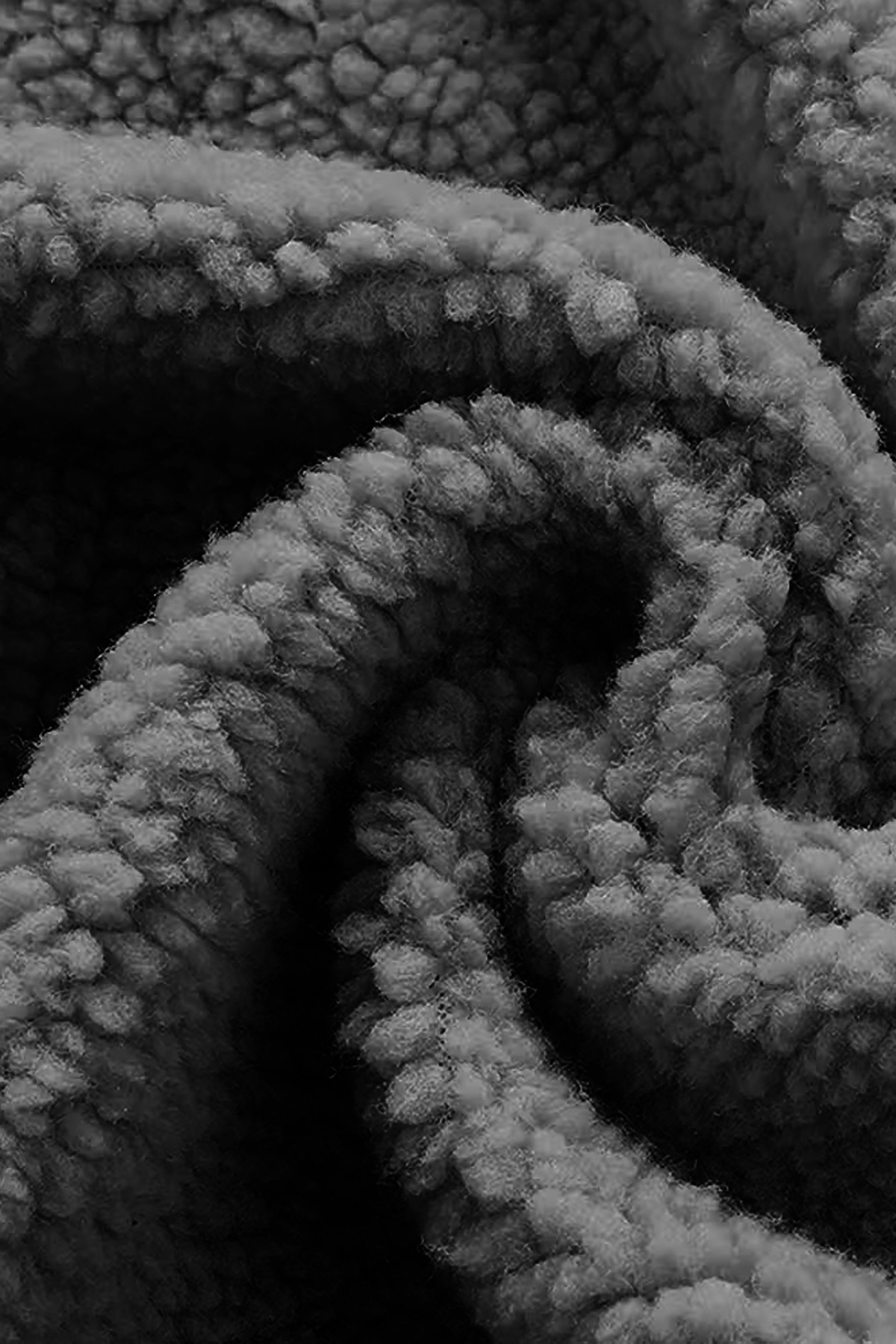 Ghassy Co  Erkek Peluş Astarlı Gömlek Yaka Tam Fermuar Rüzgar Geçirmez Kadife Mont - Görsel 8