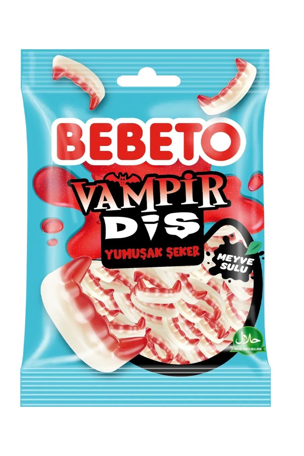 BEBETO VAMPİR DİŞ YUMUŞAK ŞEKER 80G